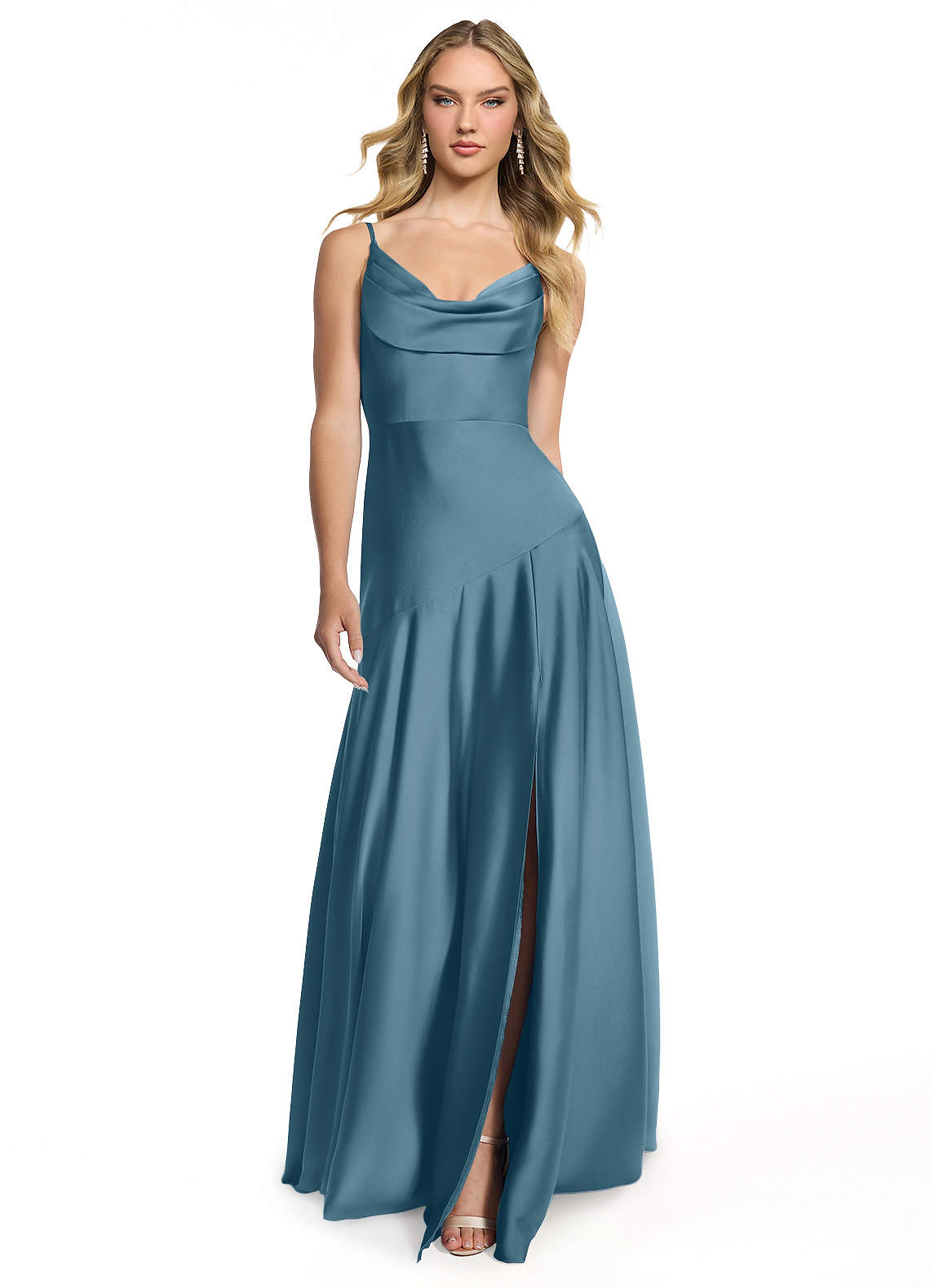 satin bridesmaid dresses This is the Dreamy Dress You Are Looking For Blue Cheese Dressing - size:8 UK smarttag_collection_full price