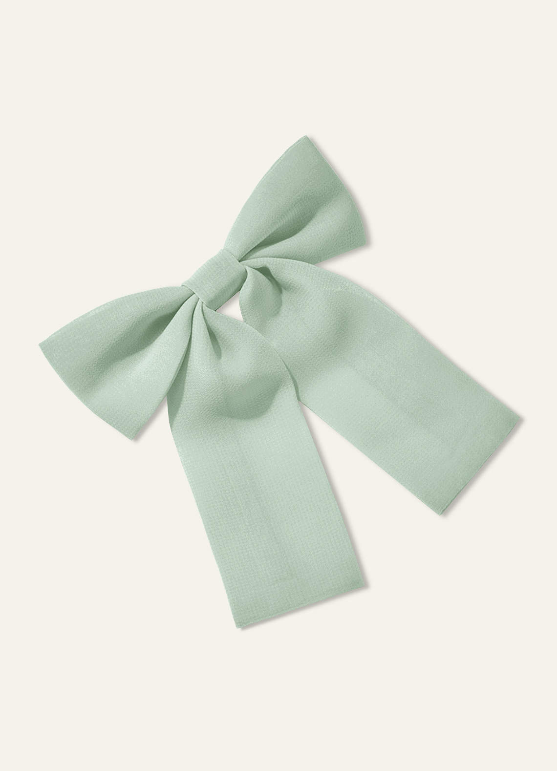 front Haarclip van chiffon met strik voor meisjes