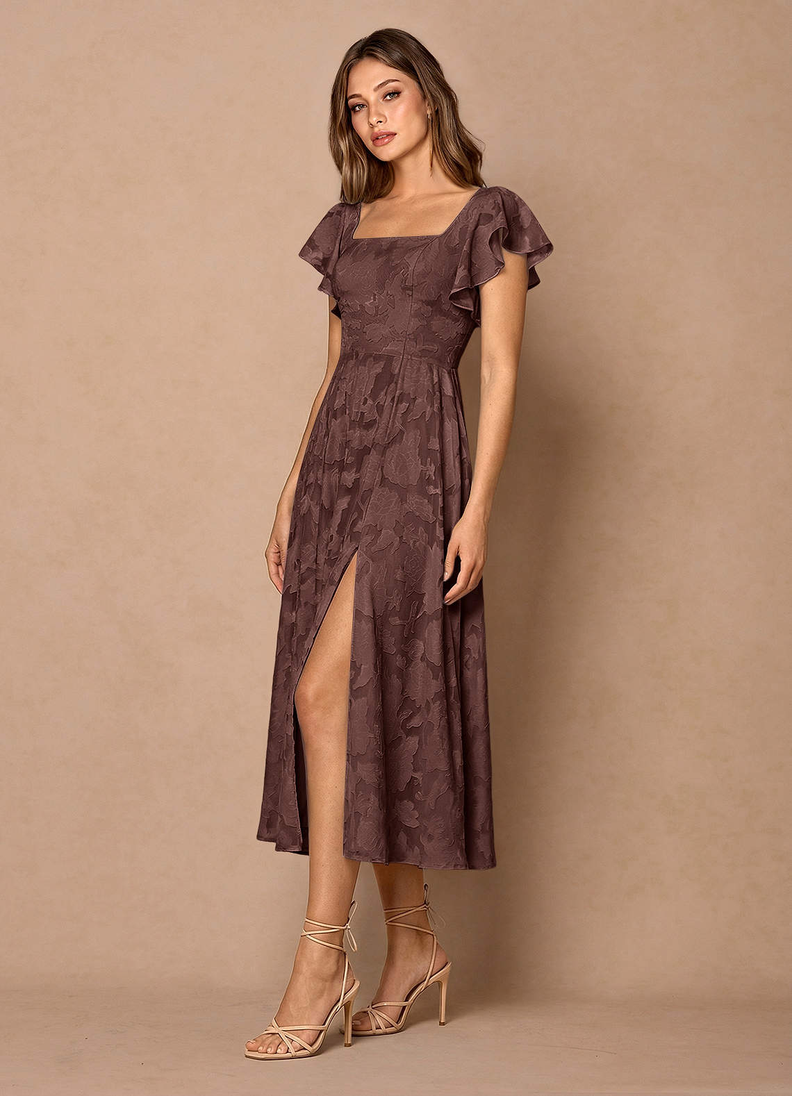 Talia Mokka Coco Midikjole image2