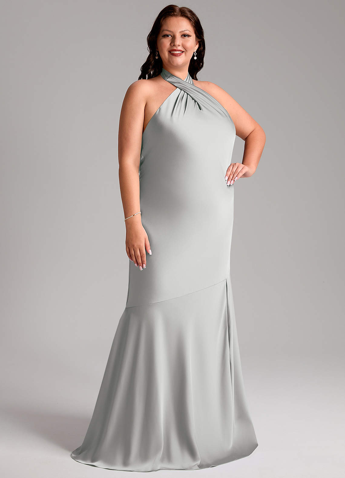 chinese dress ladies Jluxlabel | Silver Heart of Gold Maxi Dress main image 0