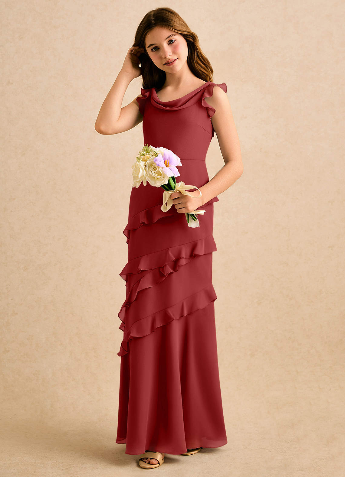 strapless open back dress Aria Dress Burgundy / M main image 0