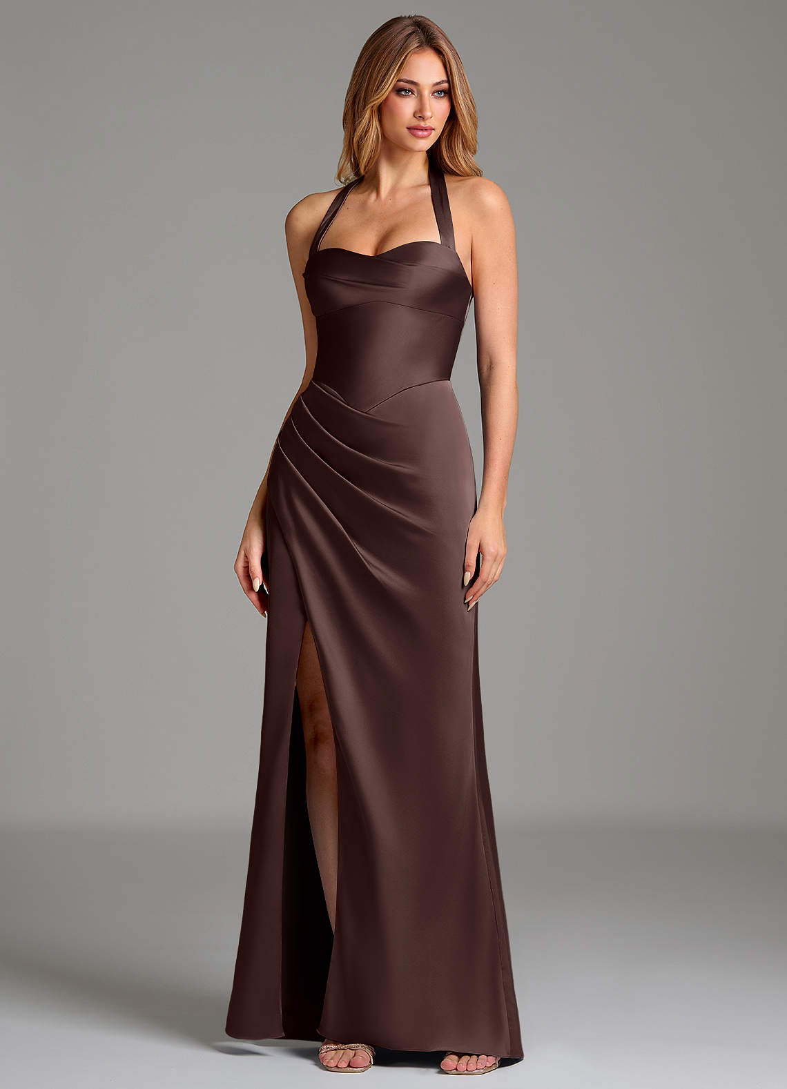 champagne dresses for women ZAPAKA Sparkly Prom Dress with Sequins Mermaid Sleeveless Party Dress, Champagne / M christmas holiday costumes Color:Bamboo elegant long sleeves Sleeveless Red Satin Short
