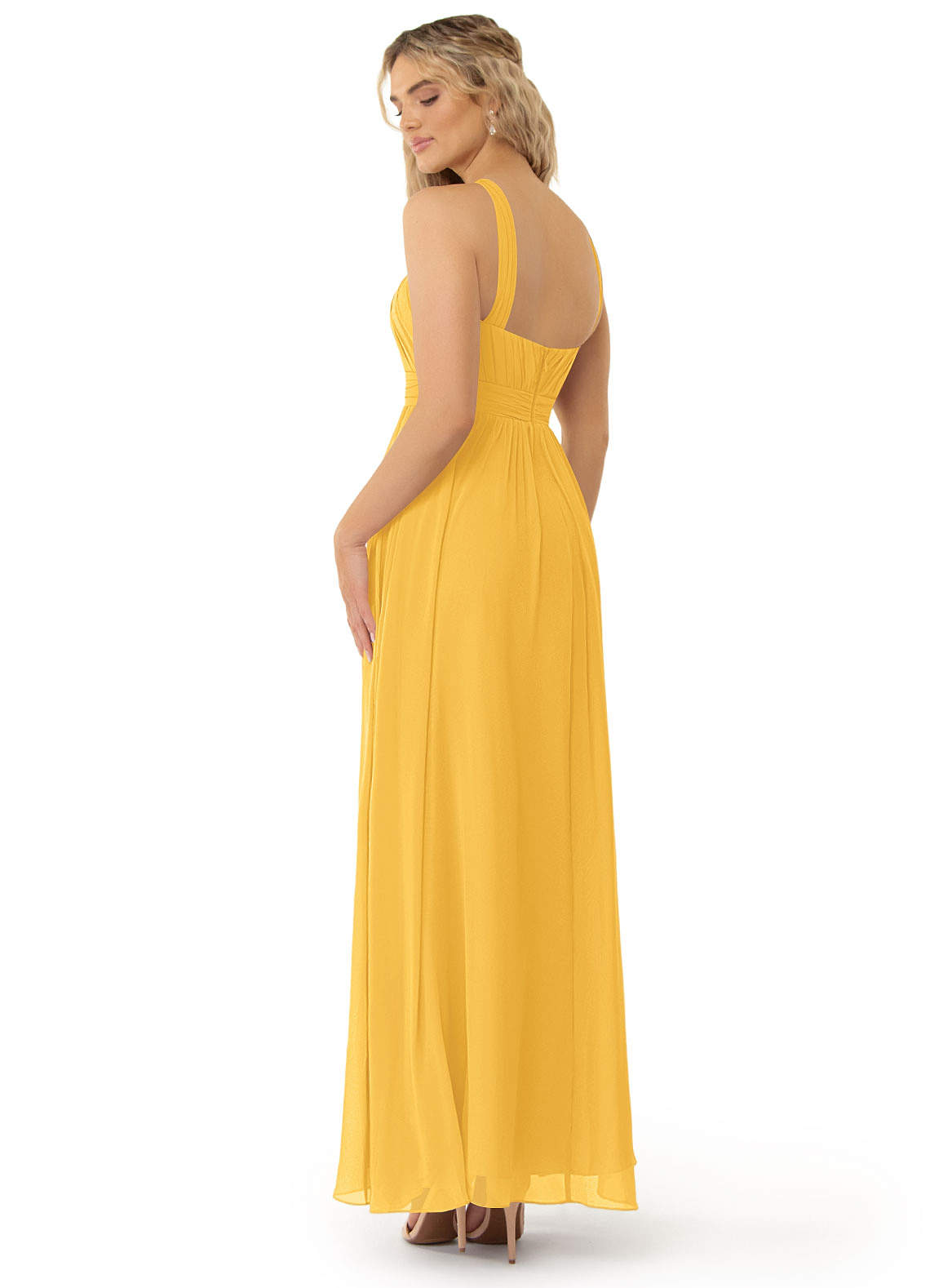 Azazie Kielle Marigold Bridesmaid Dresses Azazie CA