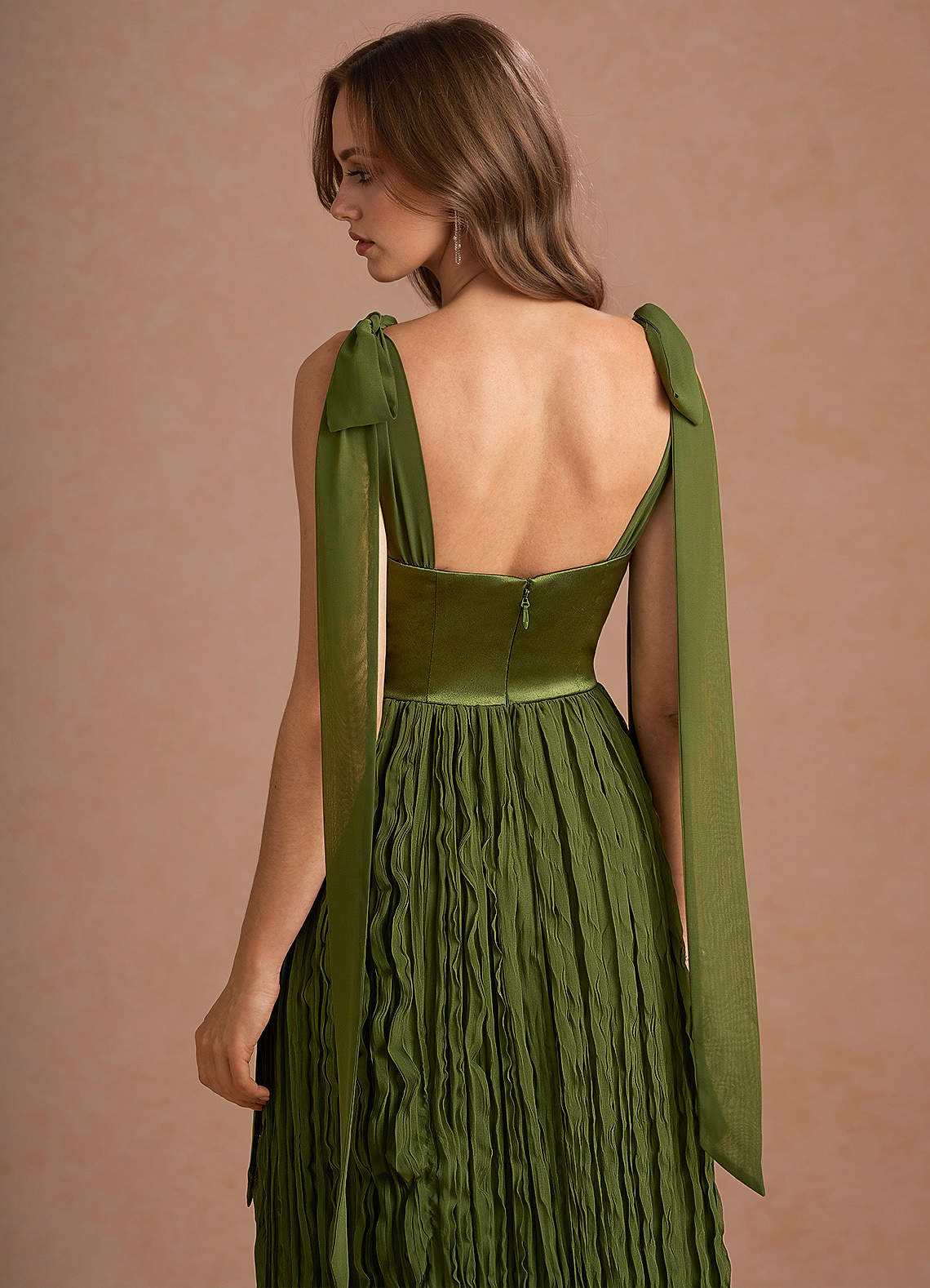 green emerald velvet dress Harmony Dress