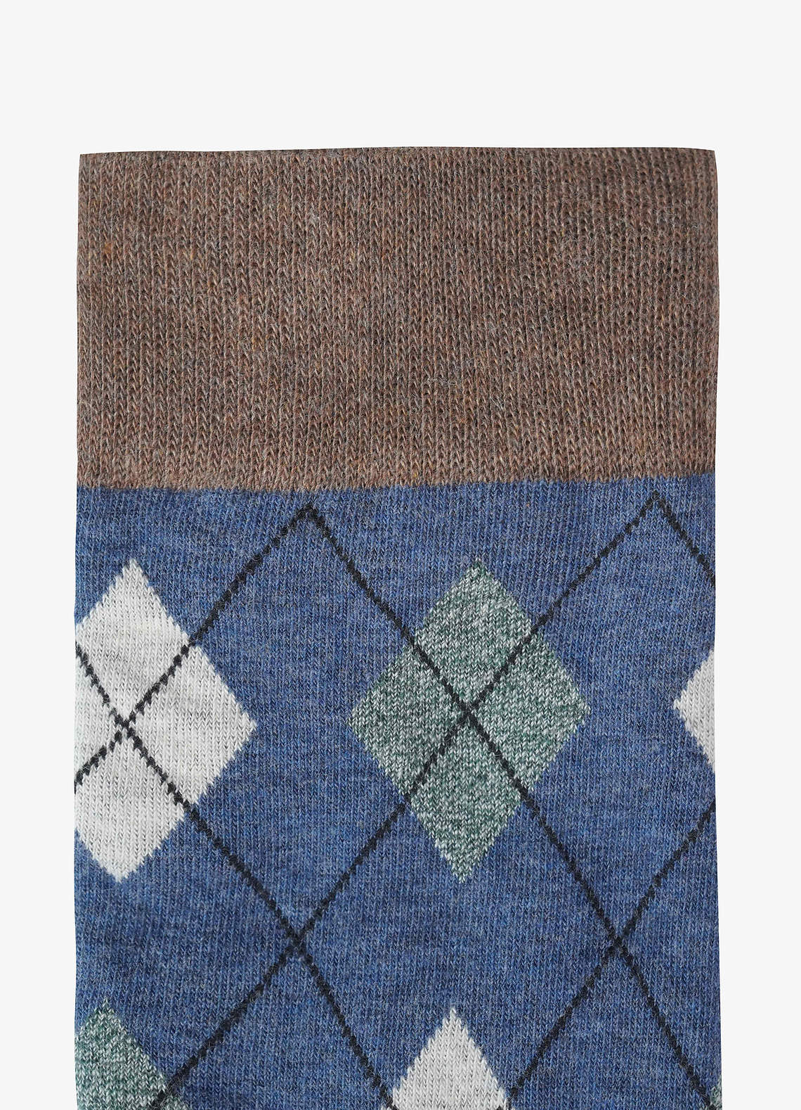 front Contrasterende Argyle Groomsmen Sokken