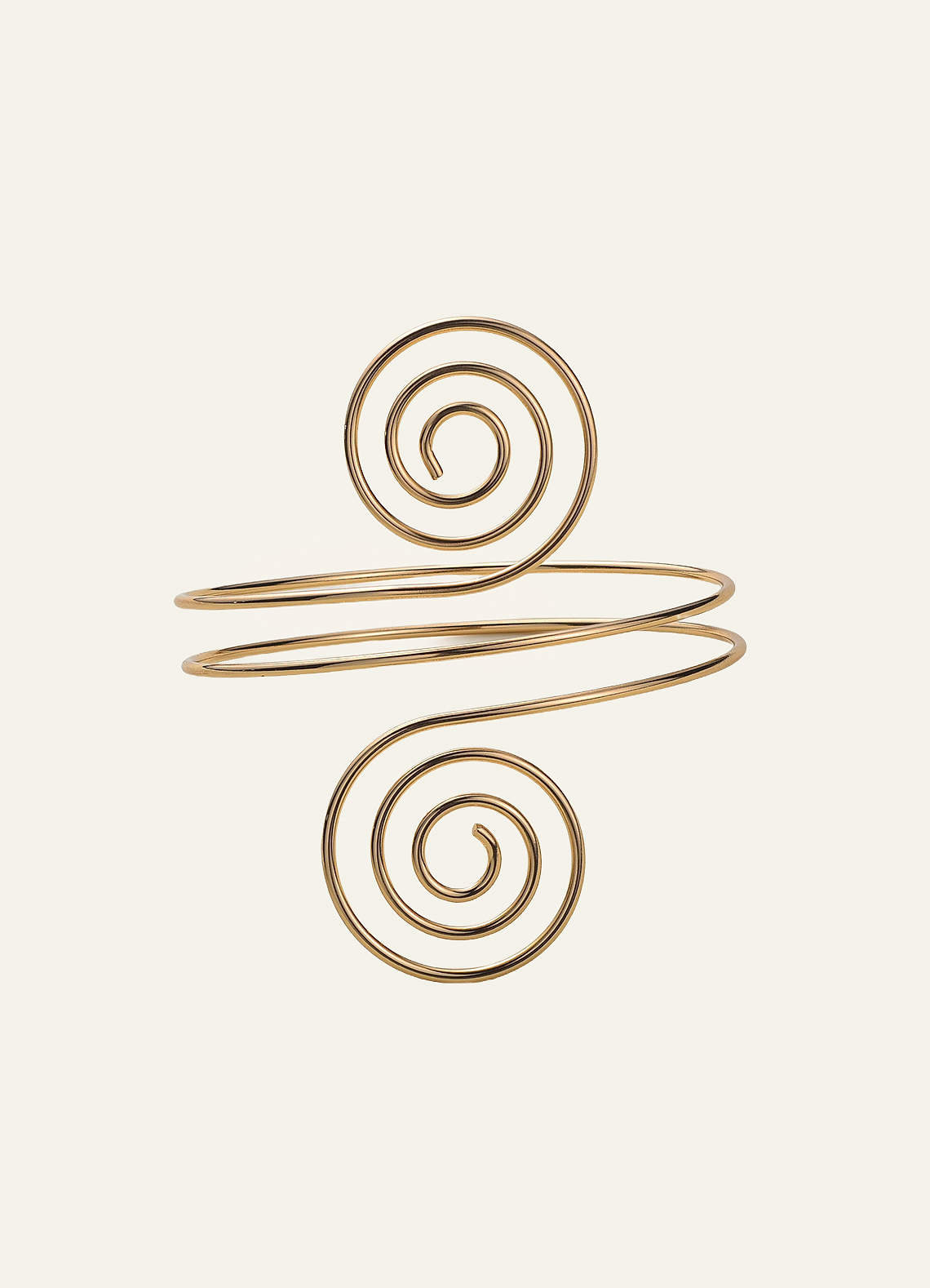 front Spiral Wrap Arm Cuff