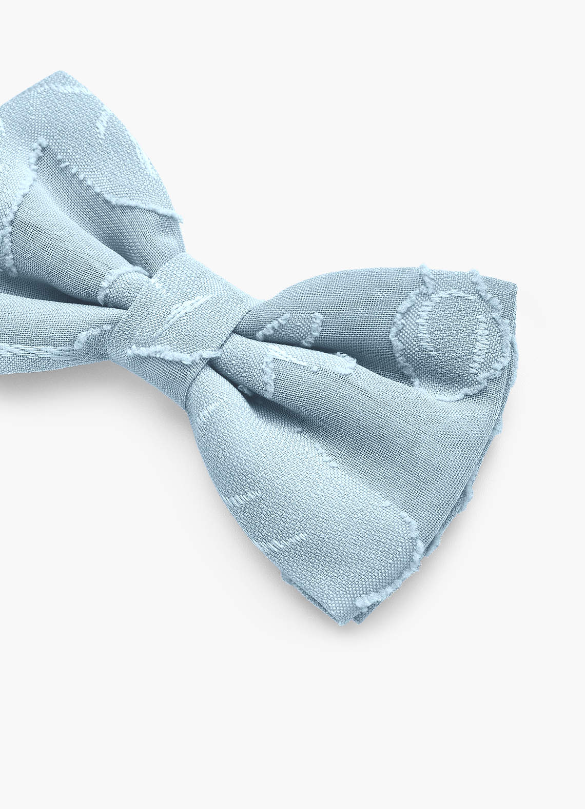 front Boy's Floral Burnout Adjustable Bow Tie