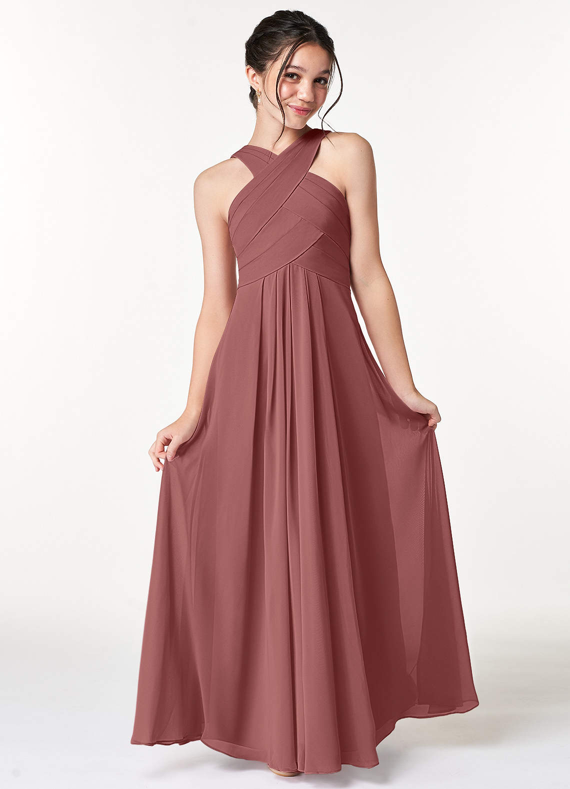 Amethyst Azazie Kaleigh JBD Junior Bridesmaid Dresses Azazie