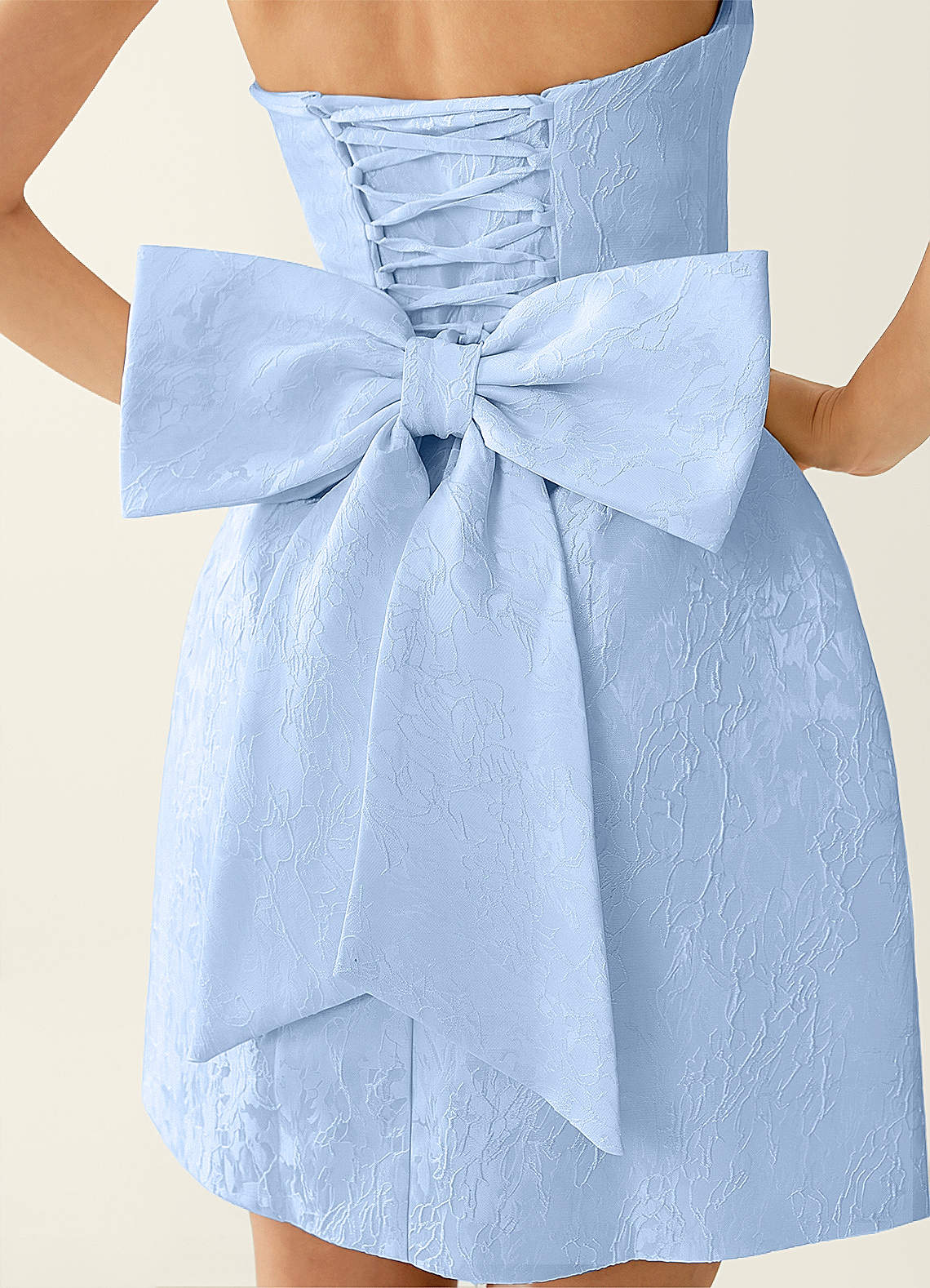 Hadleigh Sky Blue Mini Dress image5