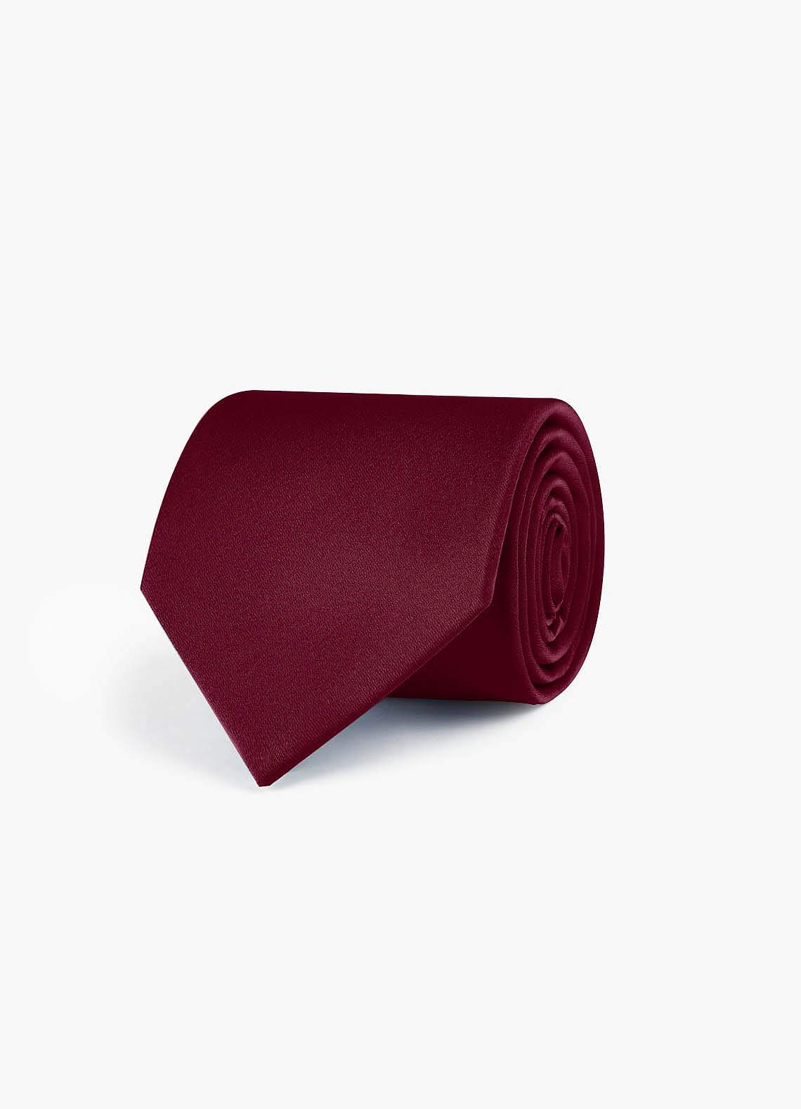 front Stretch Satin Wide Tie