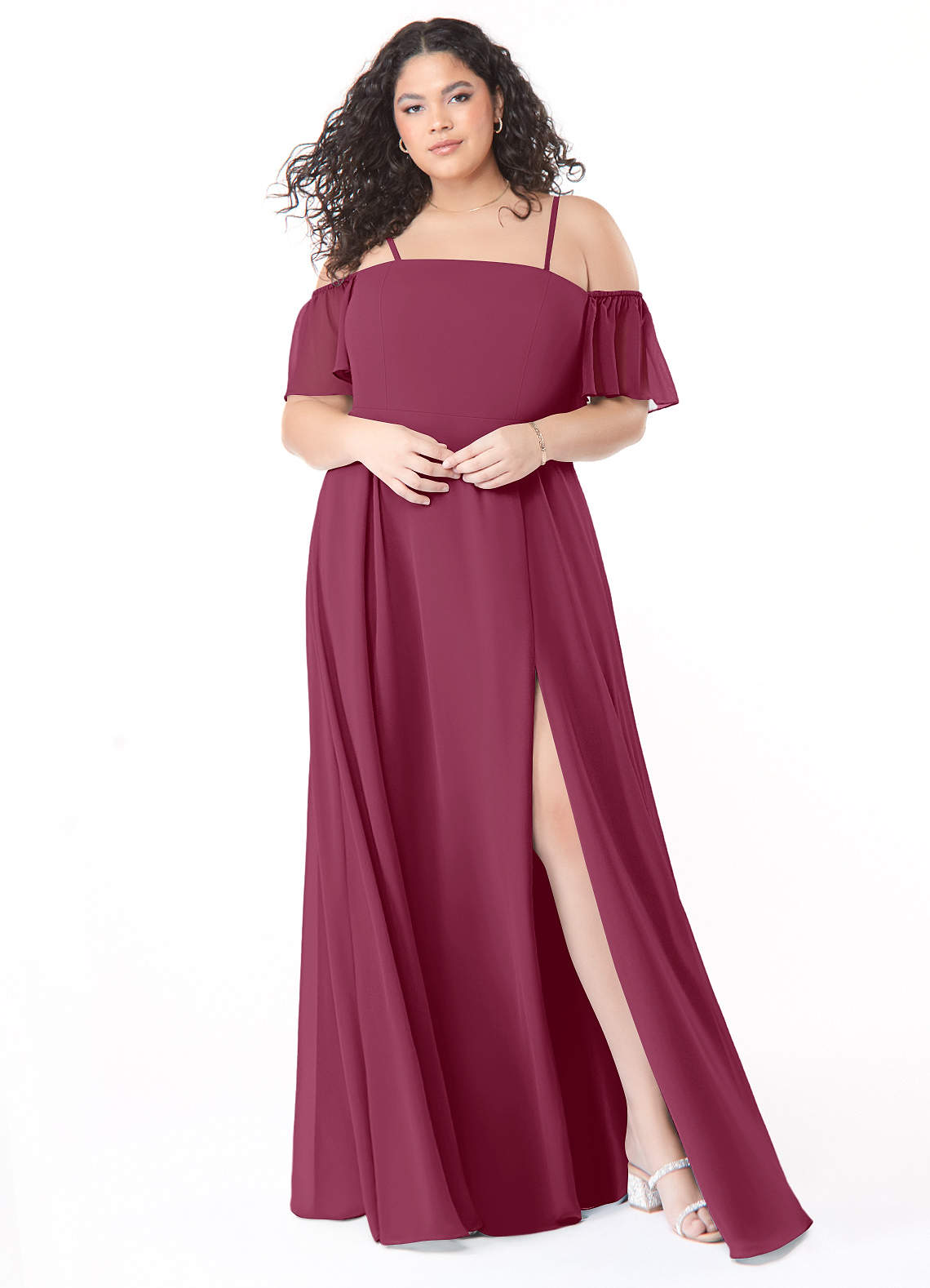 Azazie Dresses Mulberry Bridesmaid Dress Uk Azazie Plus Size  A-Line/Princess Off The Shoulder Floor-