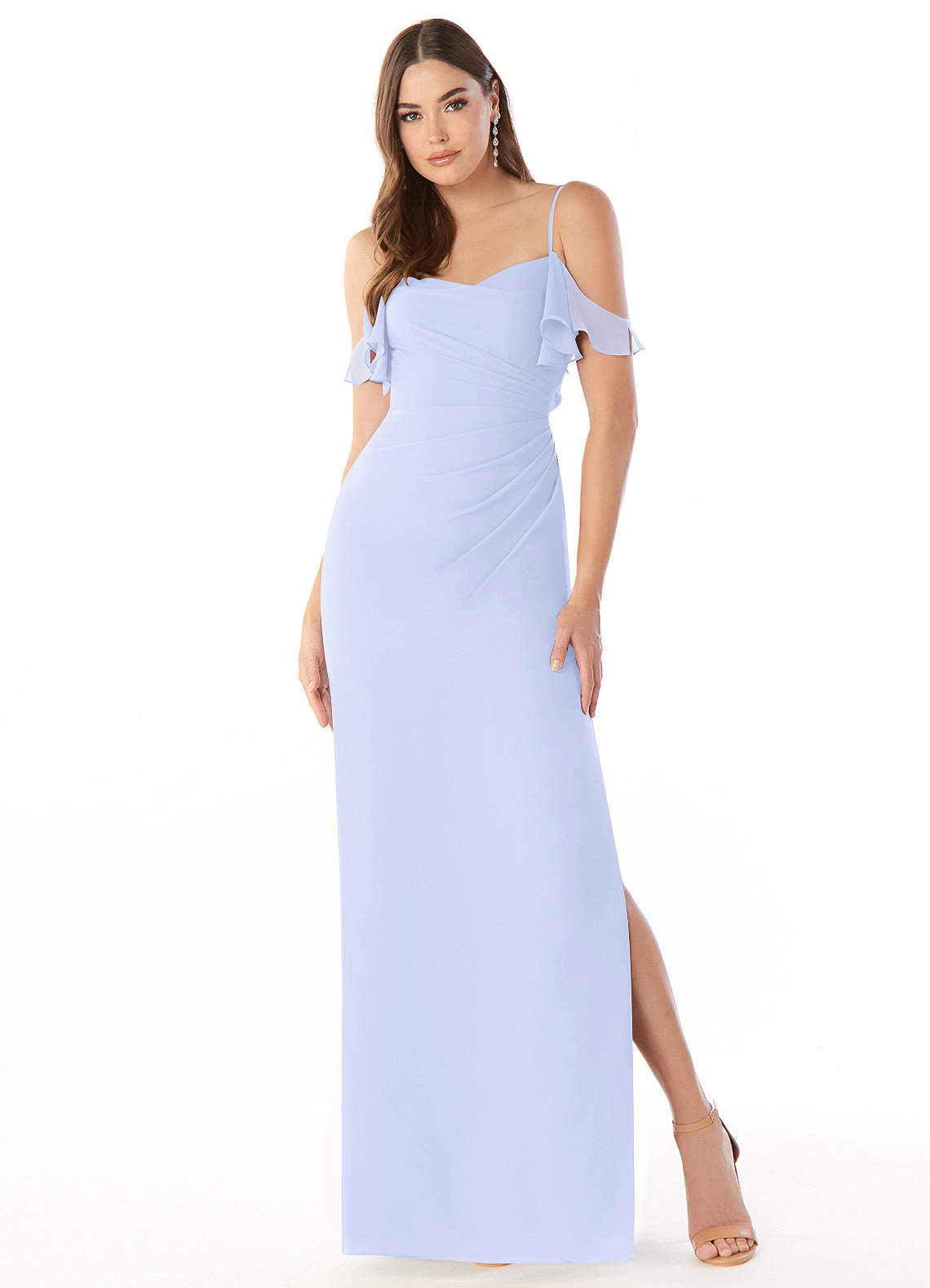 Azazie Emeralda Lavender Chiffon Bridesmaid Dresses | Azazie