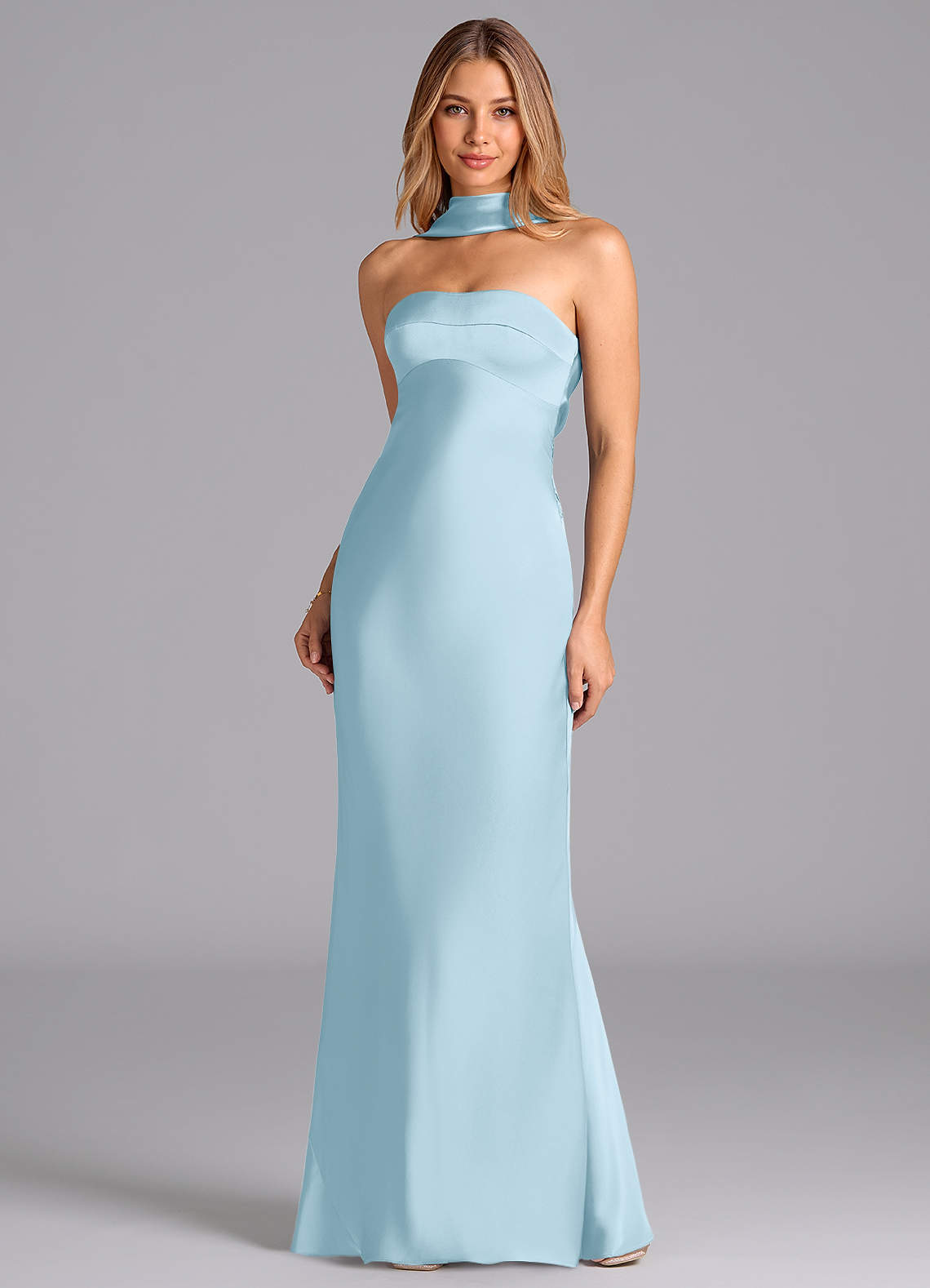 chinese dress ladies COCOMELODY Sweep-Brush Train Blue Prom Dress Mermaid Formal Dress CS0591, Pale Pink