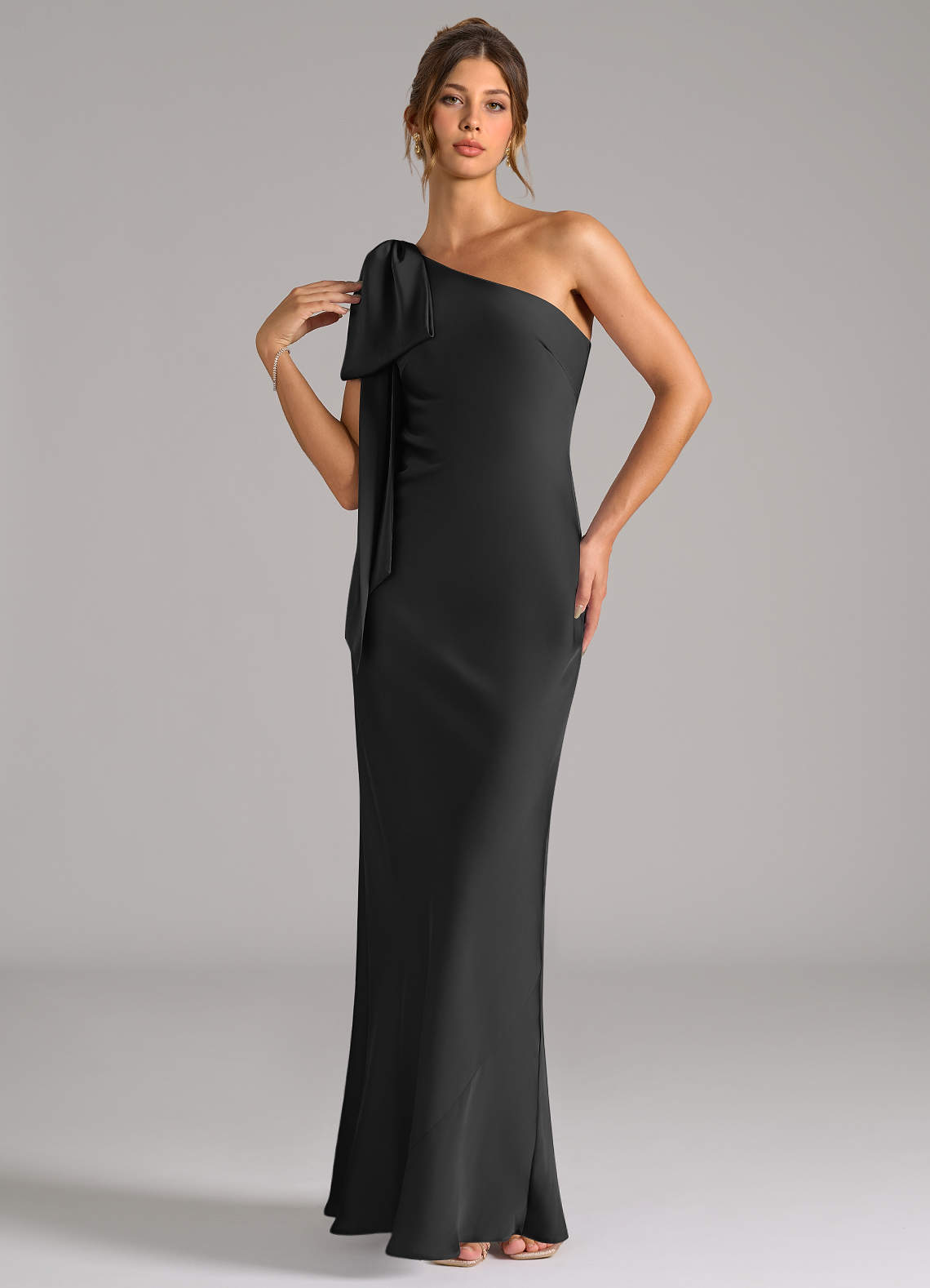 black mermaid bridesmaid dresses Custom-made Mermaid Black junior bridesmaid dresses with Spaghetti Straps
