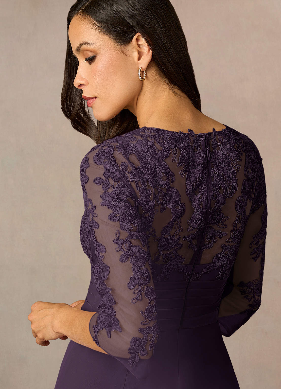 sweetheart neckline lace wedding dress with sleeves Lace Applique Long Sleeve Wedding Dresses A-Line Sweetheart Neck Bridal Dresses W0065 As Pictured / US16