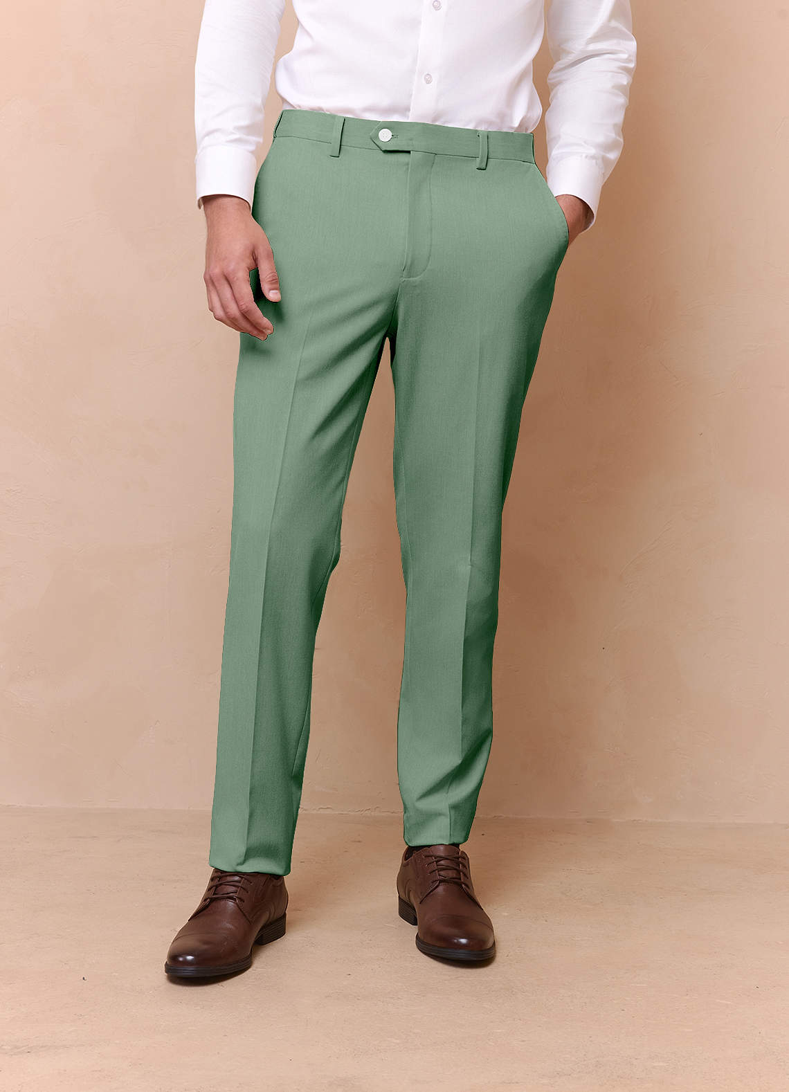 front James Matcha Pantalon habillé