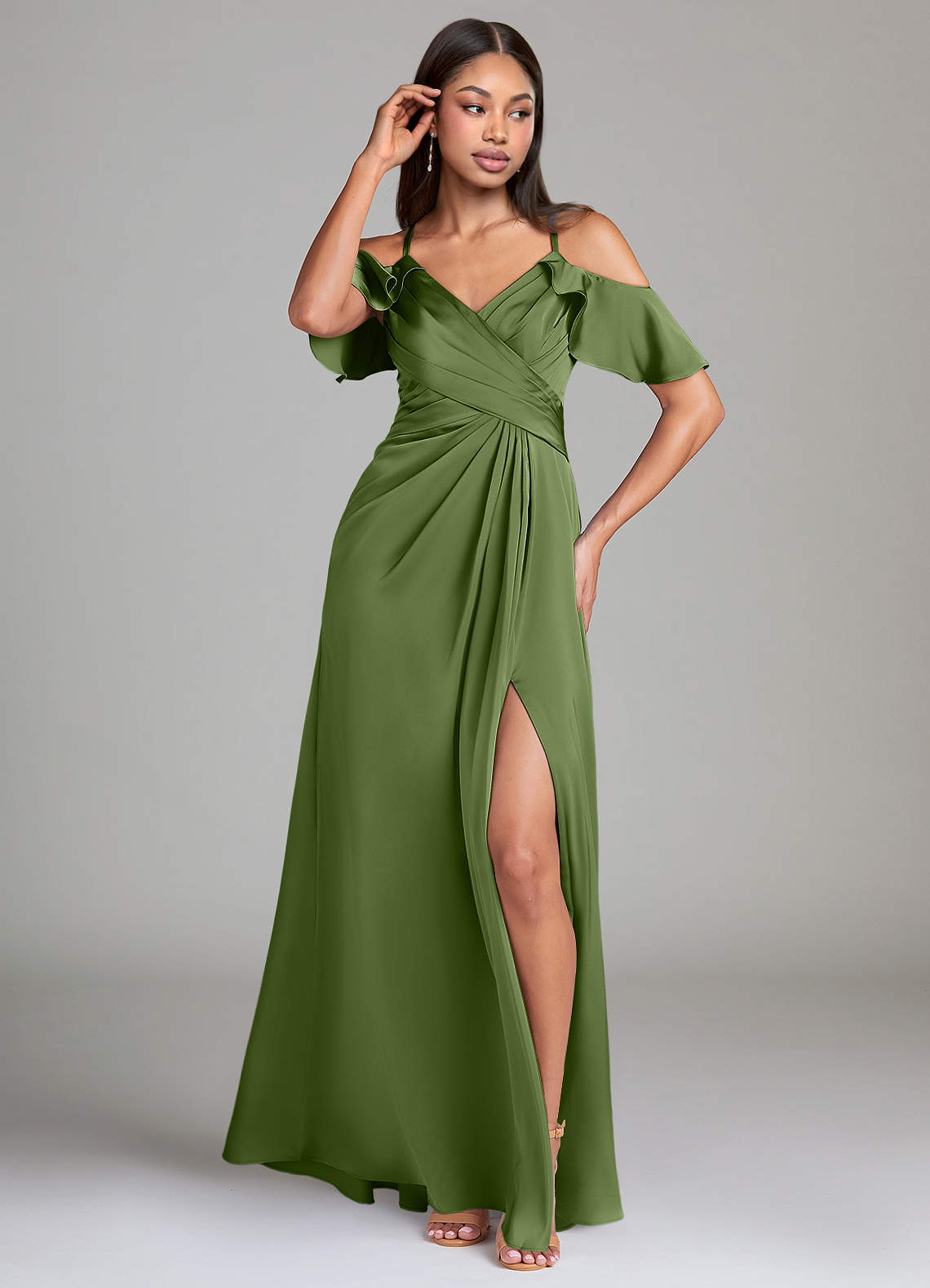 Emerald Color Palette Green Azazie Dakota Azazie A-Line V-Neck Floor-Length Chiffon Bridesmaid Dresses Emerald Color Palette Green Azazie Dakota Azazie A-Line V-Neck Floor-Length Chiffon Bridesmaid Dresses