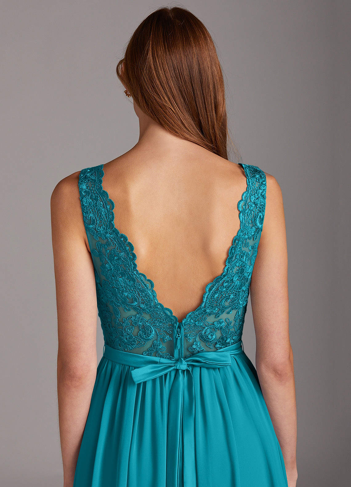 Azazie Elly Jade Chiffon Bridesmaid Dresses