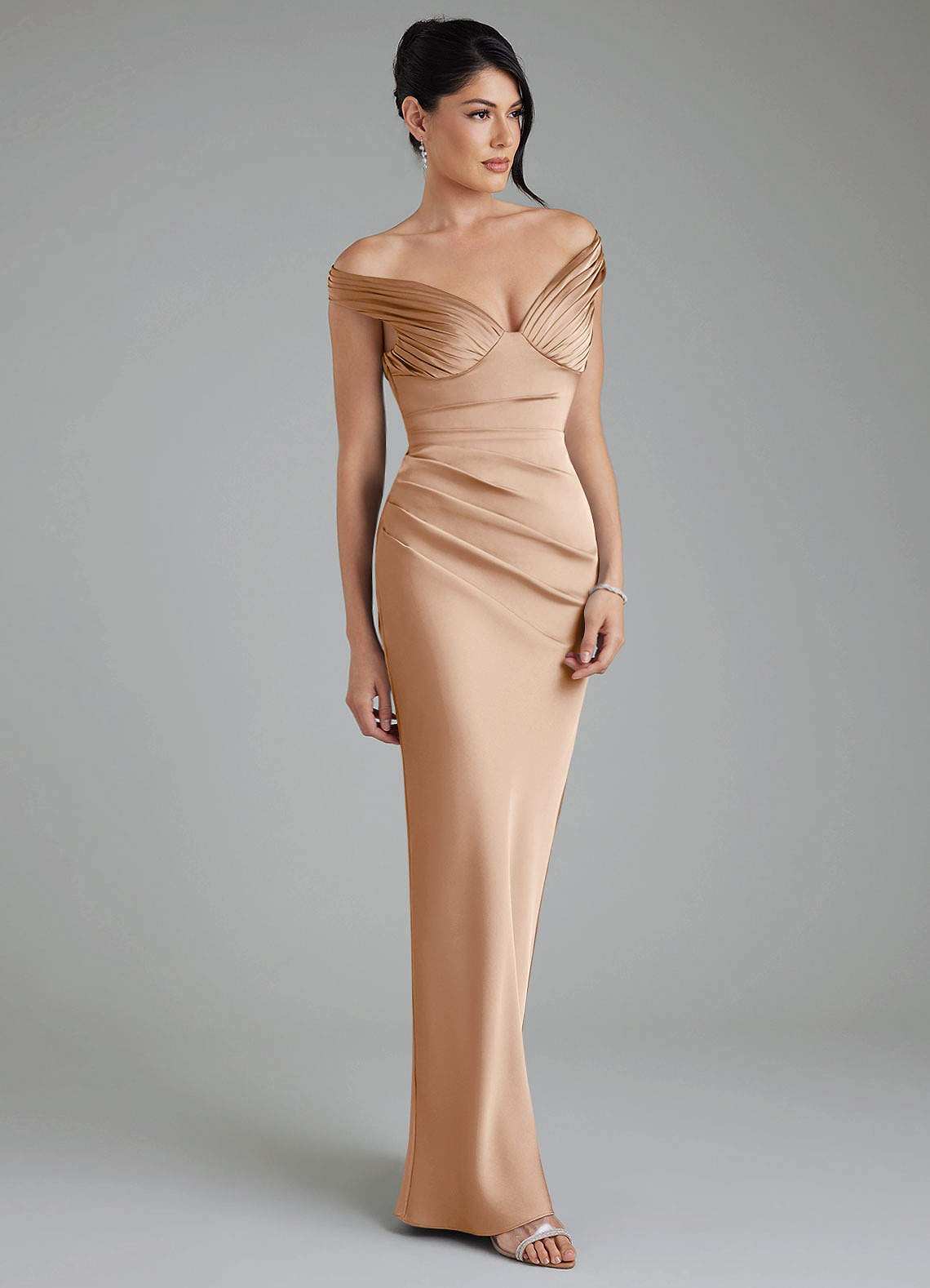 english rose bridesmaid dresses Azazie Elle