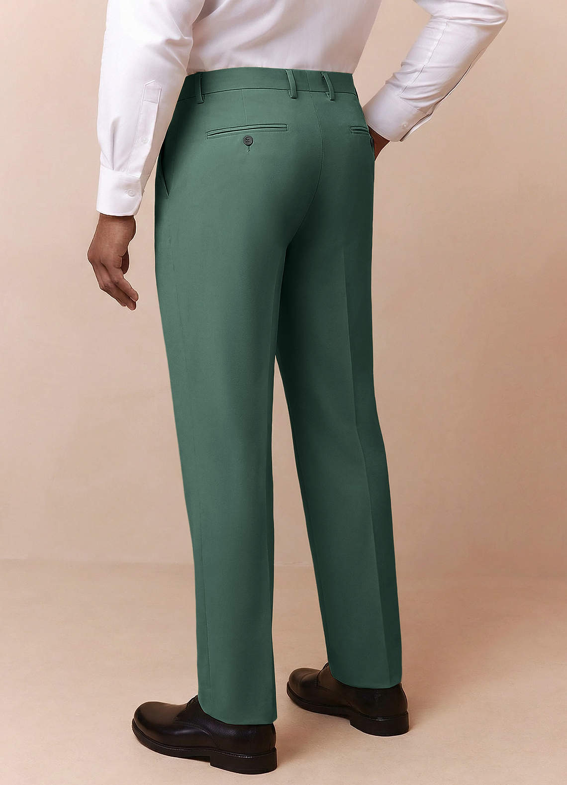 front Owen Eucalyptus Lightweight Tailored Dress Pants