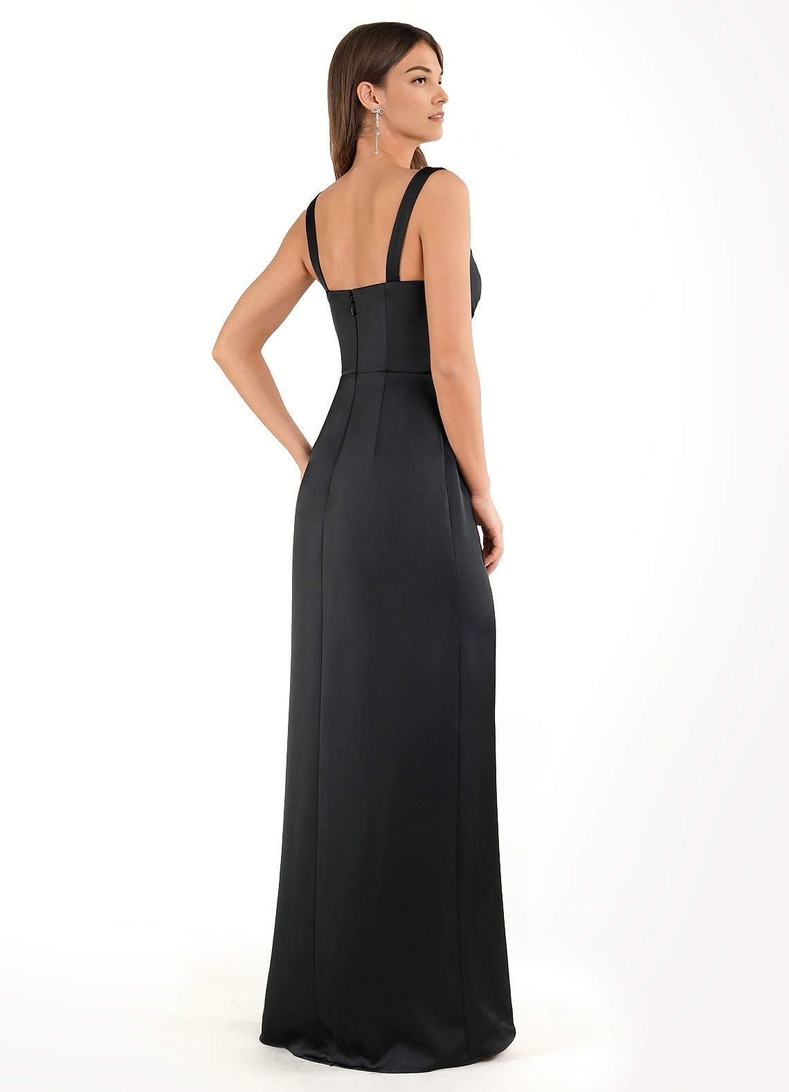 Natalia Corset Maxi Gown (Black) main image 1