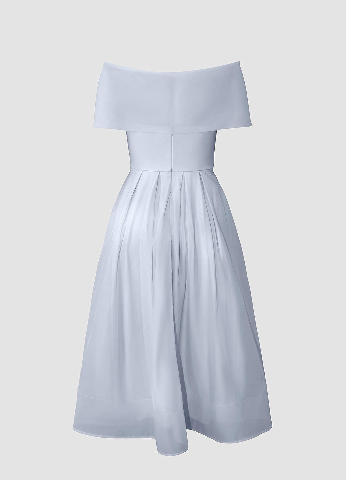 Dear To My Heart Light Blue Off-The-Shoulder Midi Dress image1
