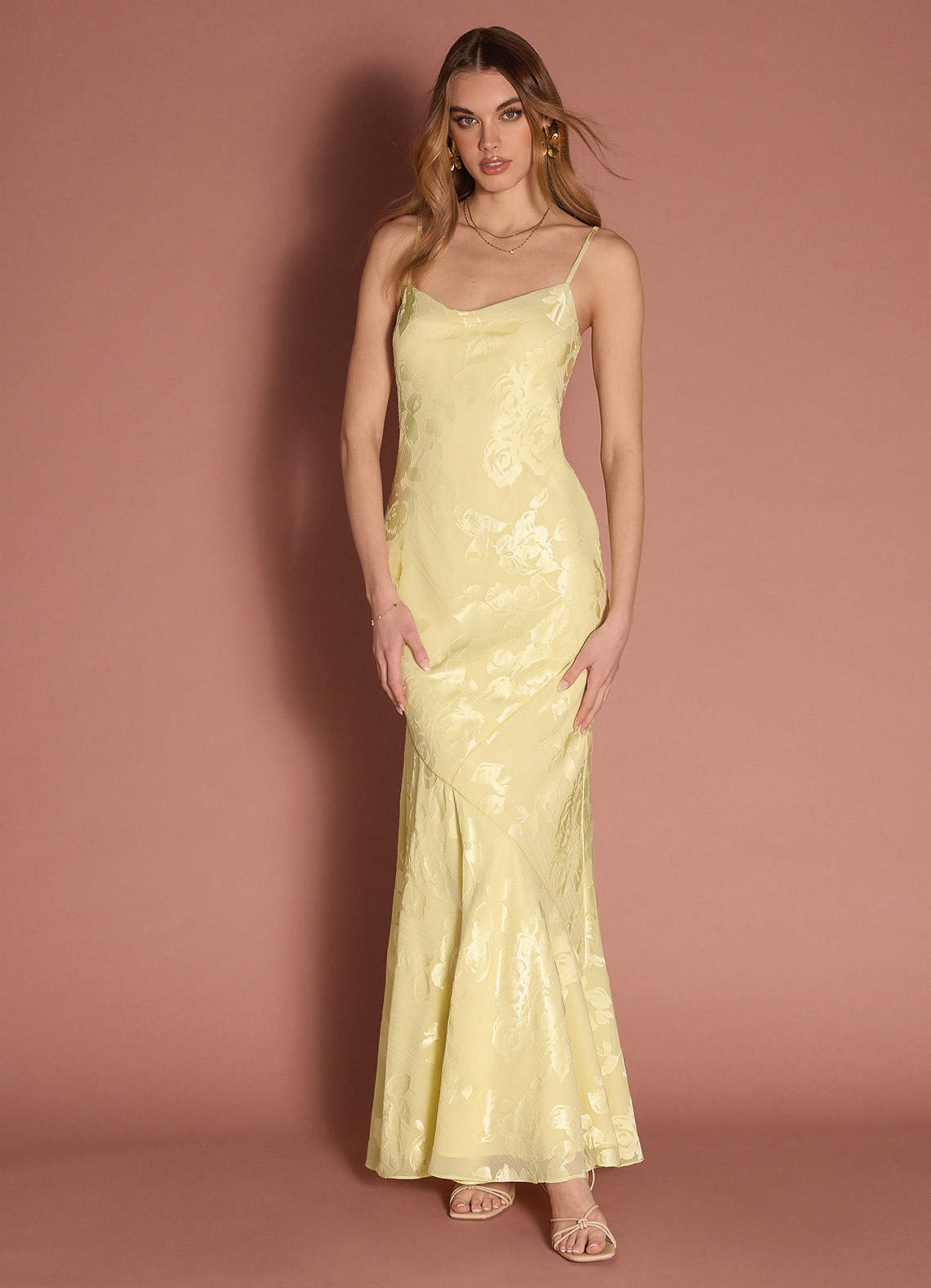 Sydney Butter Yellow Maxi Dress Azazie