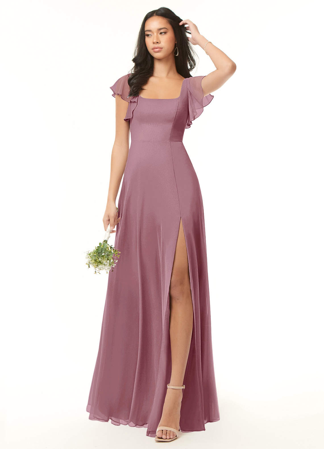 Vintage 1981 Mauve Bridesmaid top Dress