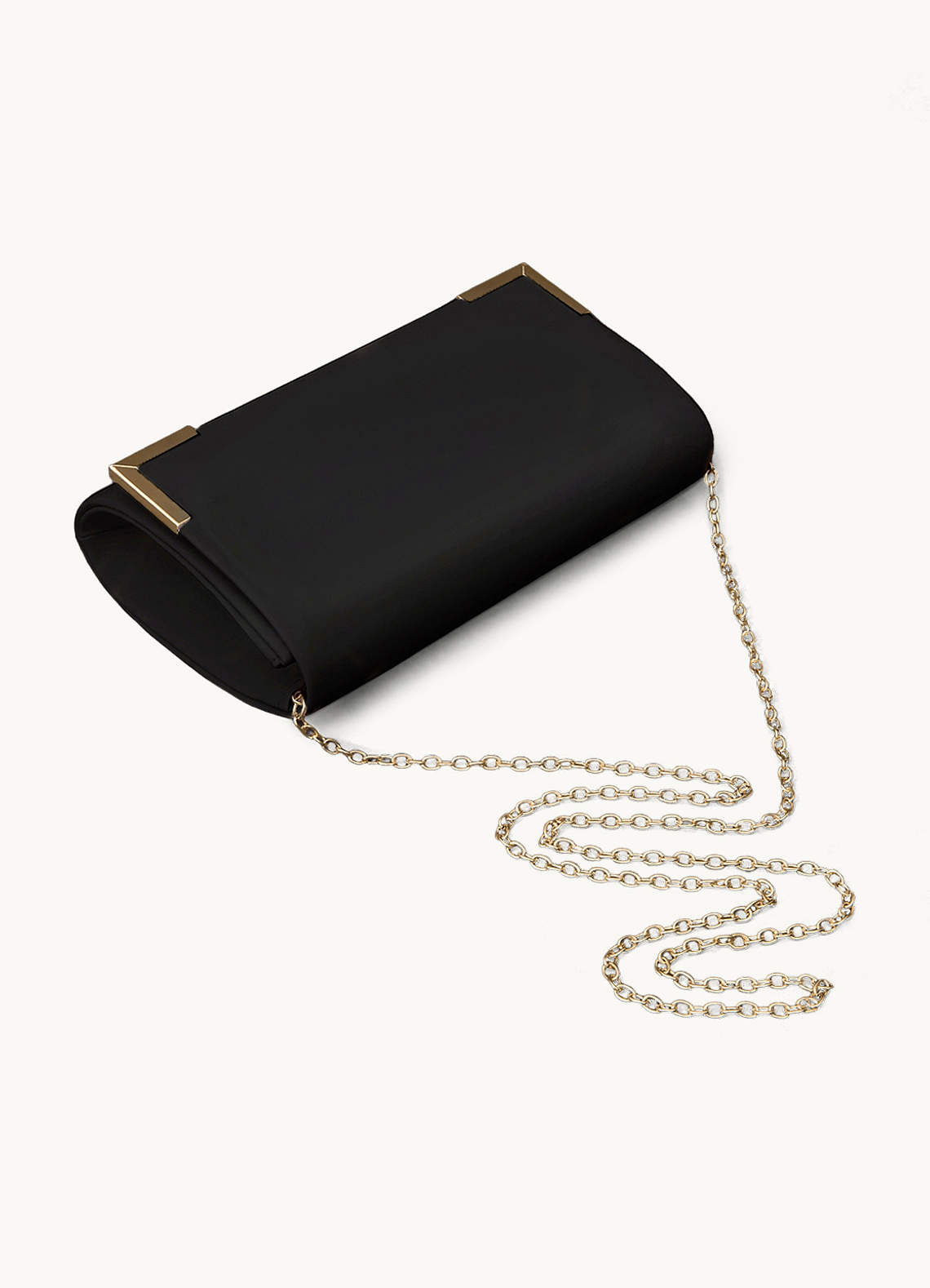 front Pu Metal Embellished Envelope Bag