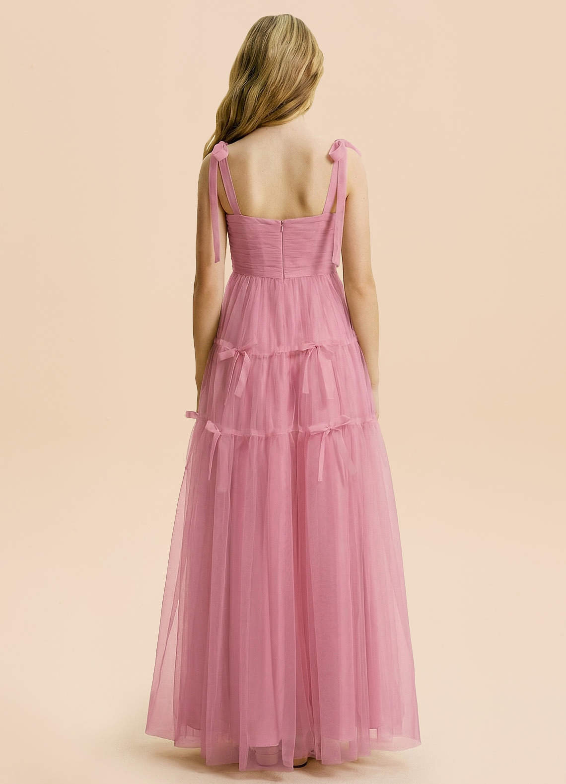 front Azazie Aria Junior Formal Dress