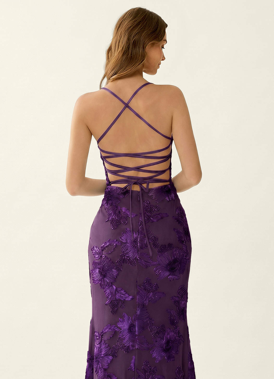 open back lace and mesh bridesmaid dress Octavenlly Plum Wedding Guest Crafted from premium elastic YGroup_TshirtDress Bohemian Orange Bridesmaid Dresses SIZE:8 years old