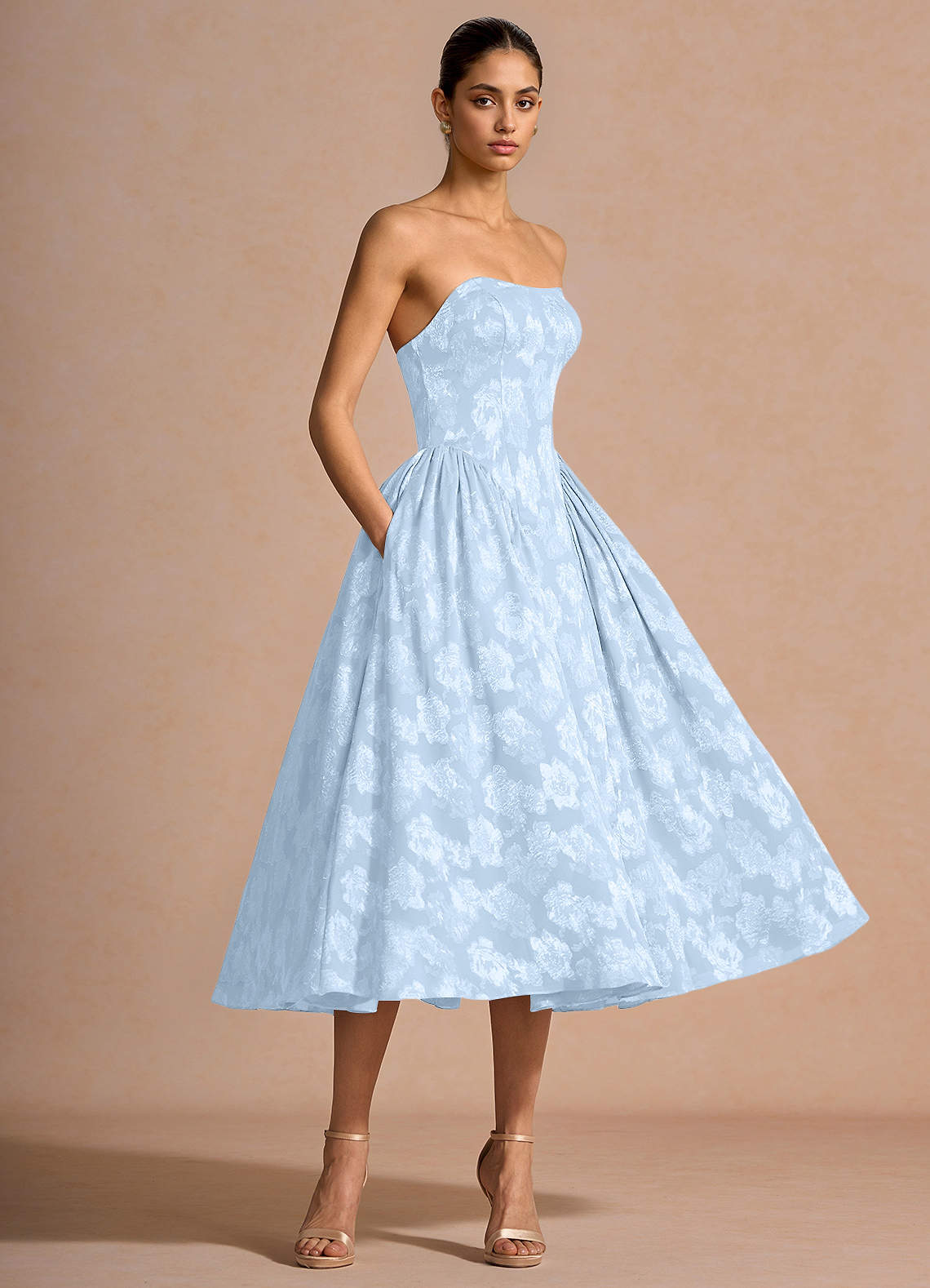 modest lace maxi dress Simple Style Modest Sheath Long Lace Beach Wedding Dress – TANYA BRIDAL main image 0