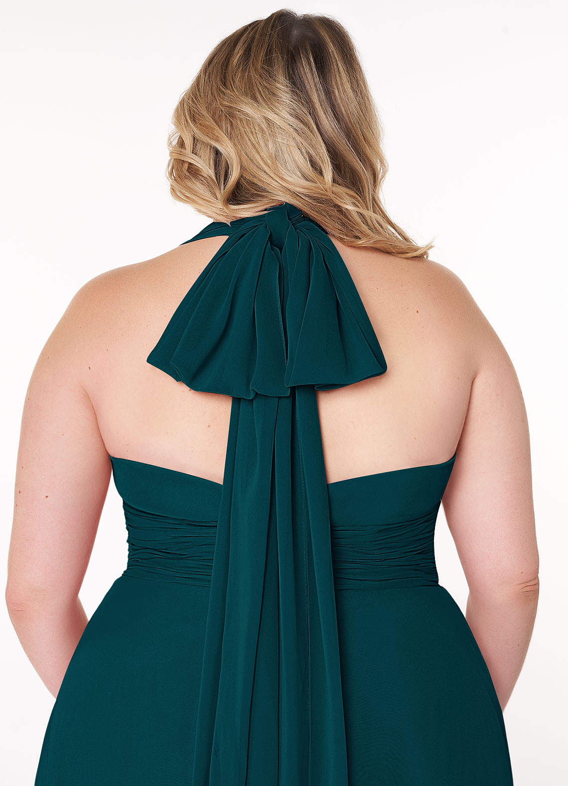 Azazie Fifi Pine Chiffon Bridesmaid Dresses | Azazie