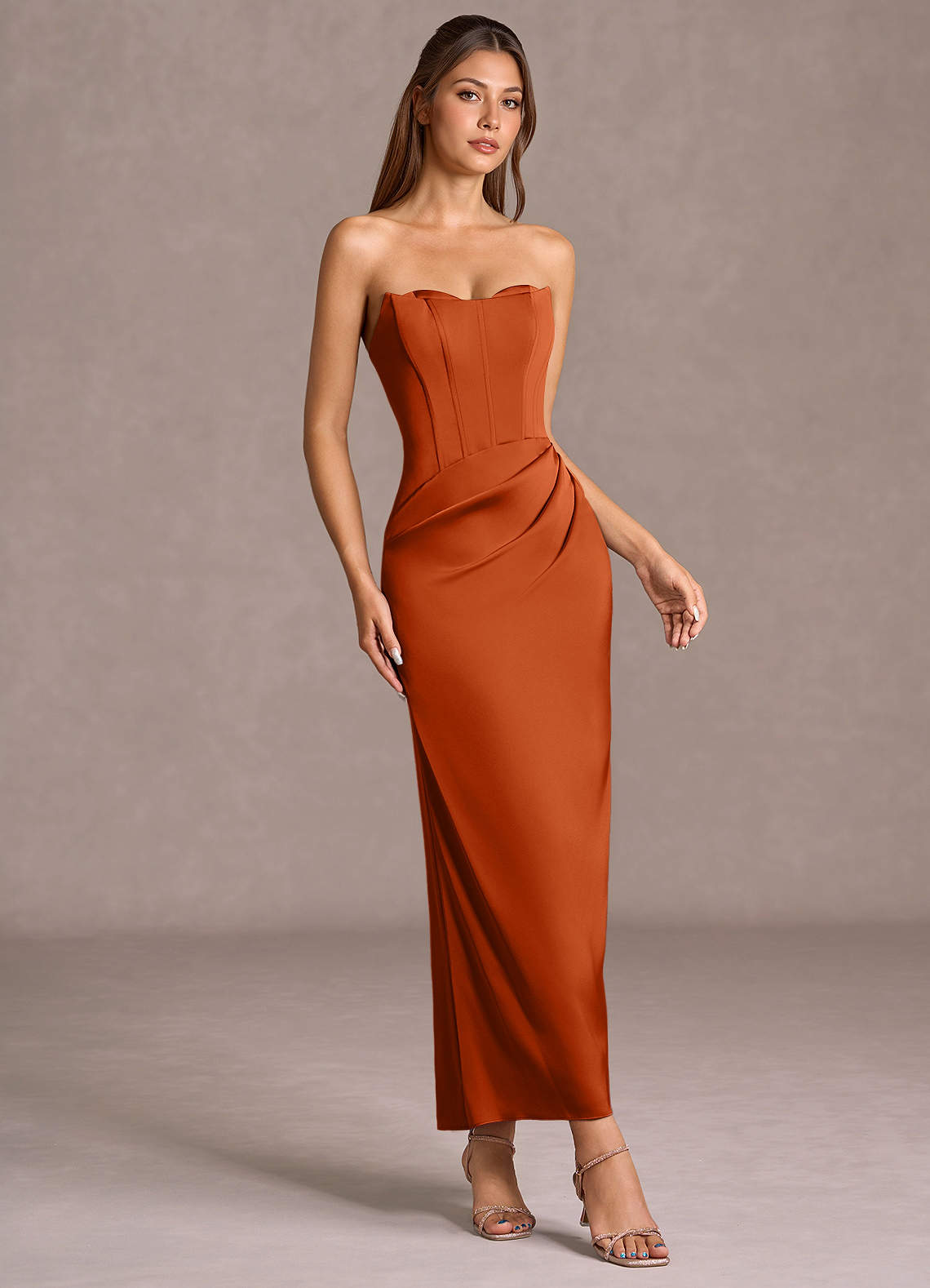 Maxi jurk Lina Roest image1