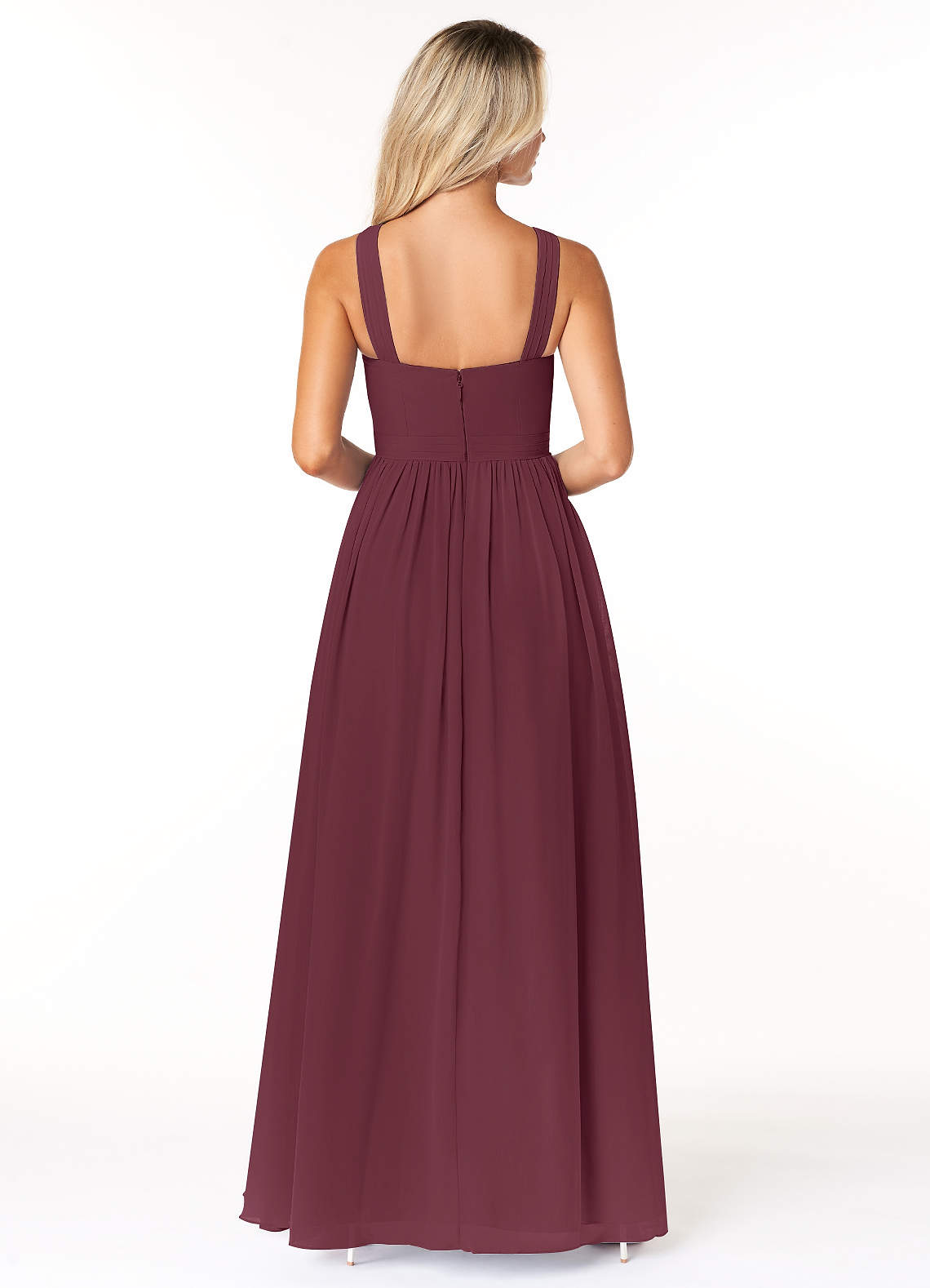 A-ligne sweatheart longueur au sol longues robes de demoiselle d'honneur