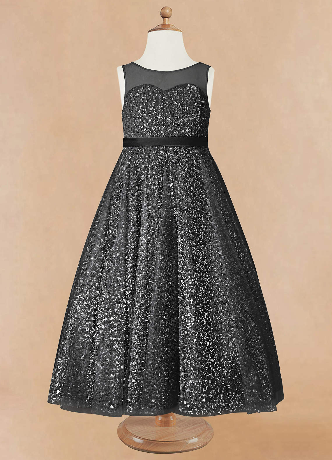 green emerald velvet dress Junior Special Occasion Dresses Formal Dresses for Teen Girls Sequin Evening Ball Gown Full Length, Black / Customize
