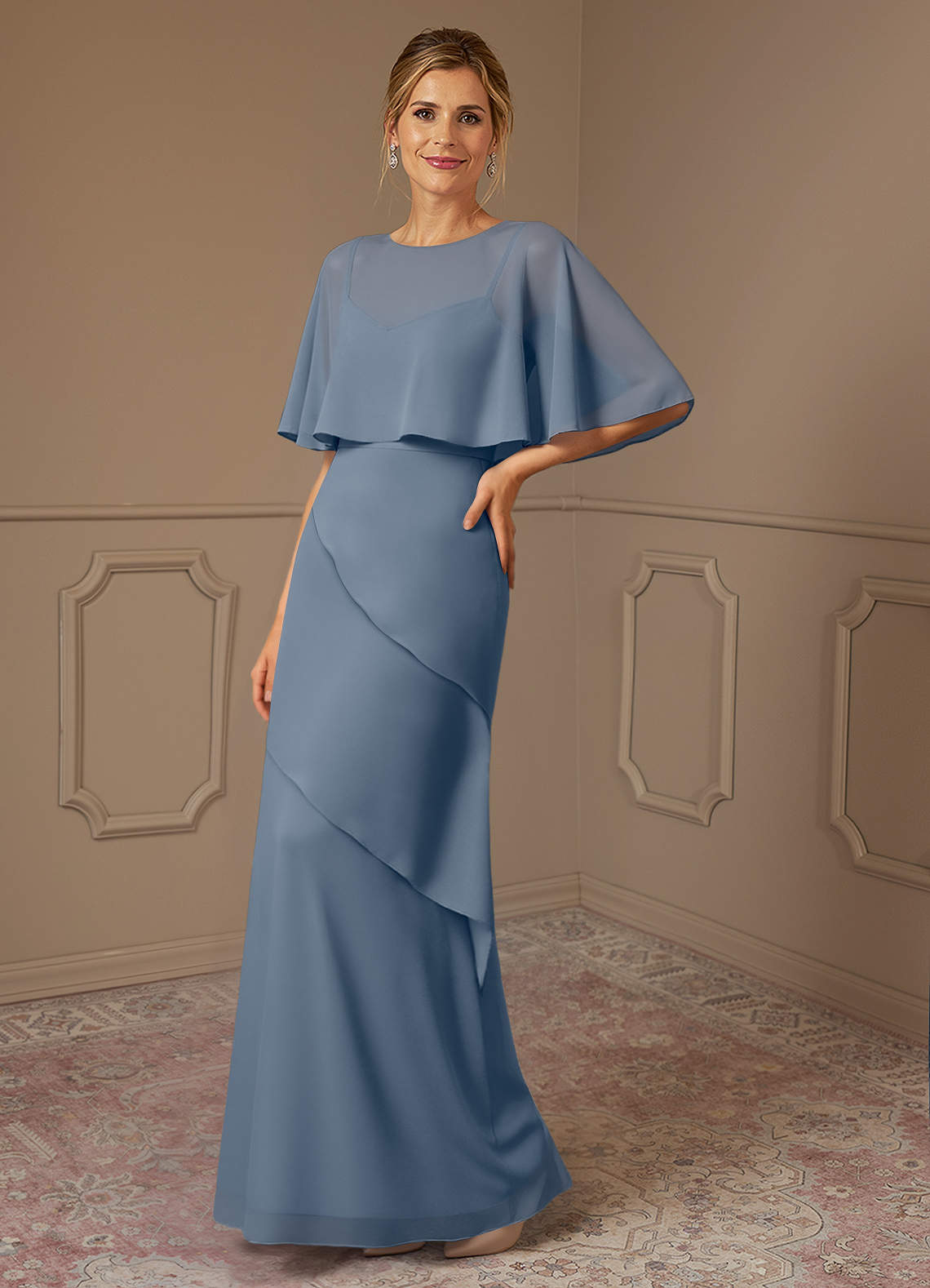 Azazie Bowie Twilight A-Line Chiffon Dress | Azazie Azazie Bowie Twilight A-Line Chiffon Dress | Azazie