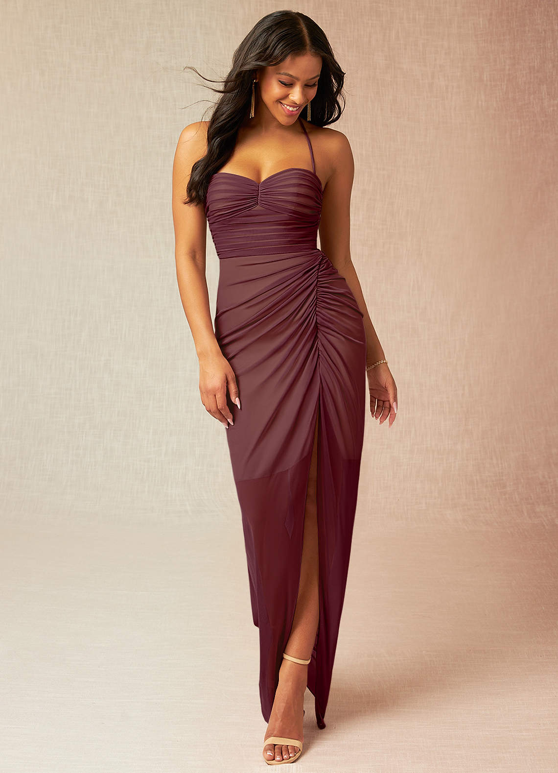 Azazie cabernet sale bridesmaid dress