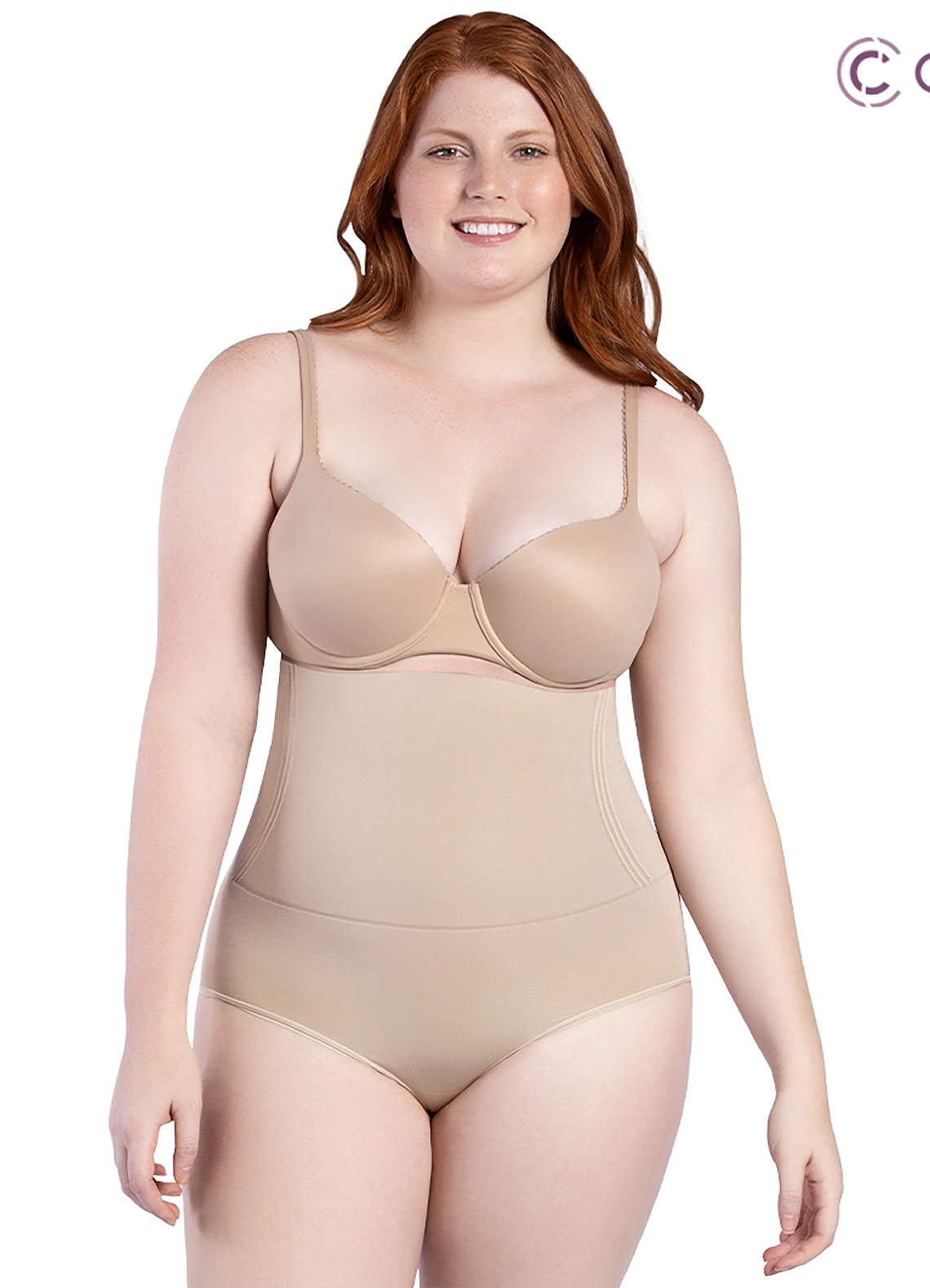 front Curveez Signature Control High Waist Brief