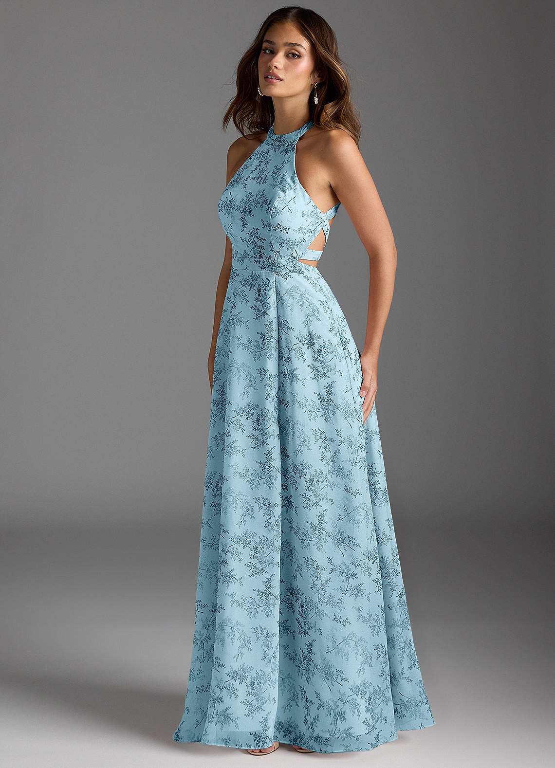 Blue Haze Accordion Dress main image 0