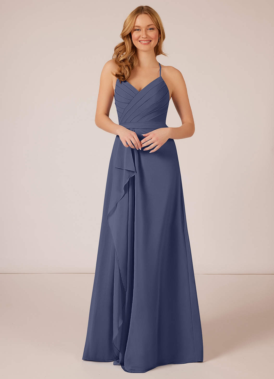 Azazie stormy bridesmaid clearance dress