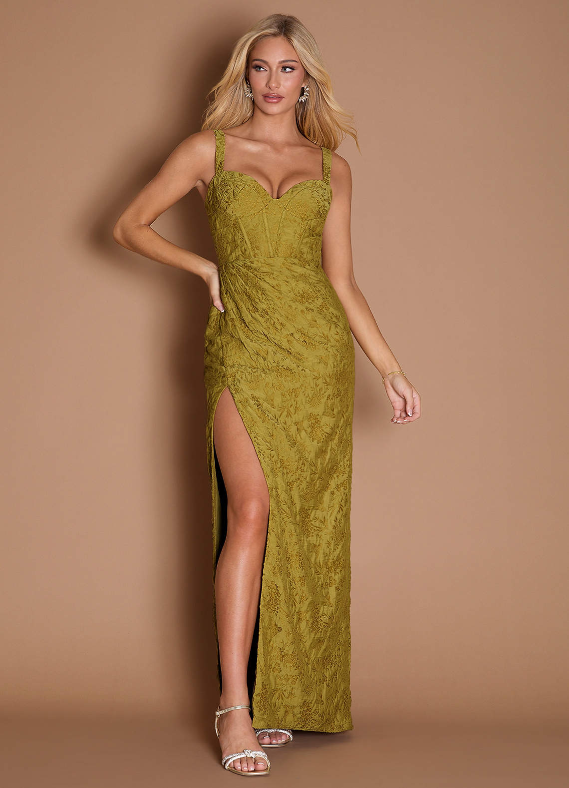 Vestido Honey Bronze Largo Donna image1