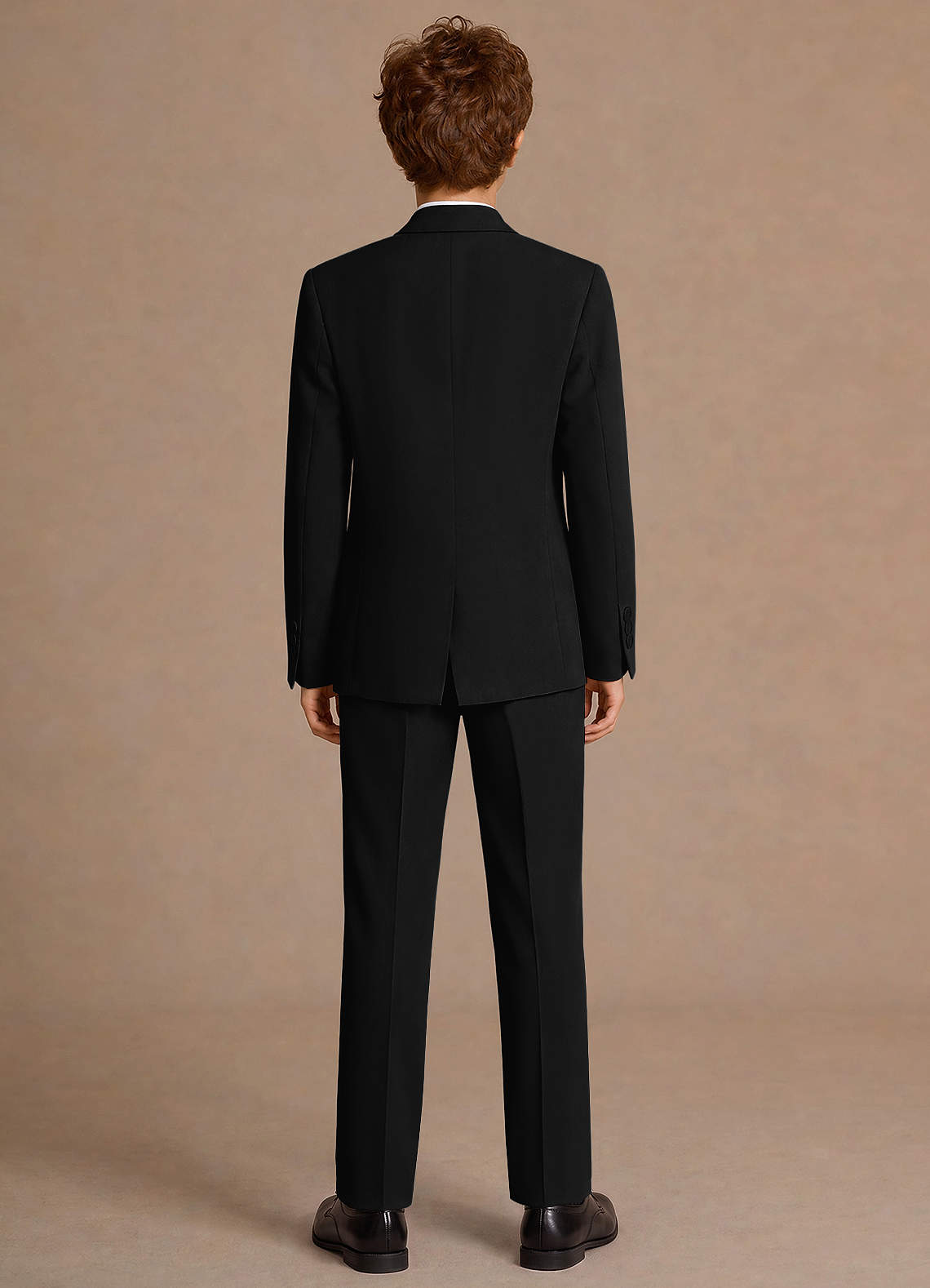 front James Black Junior 2-Piece Suit