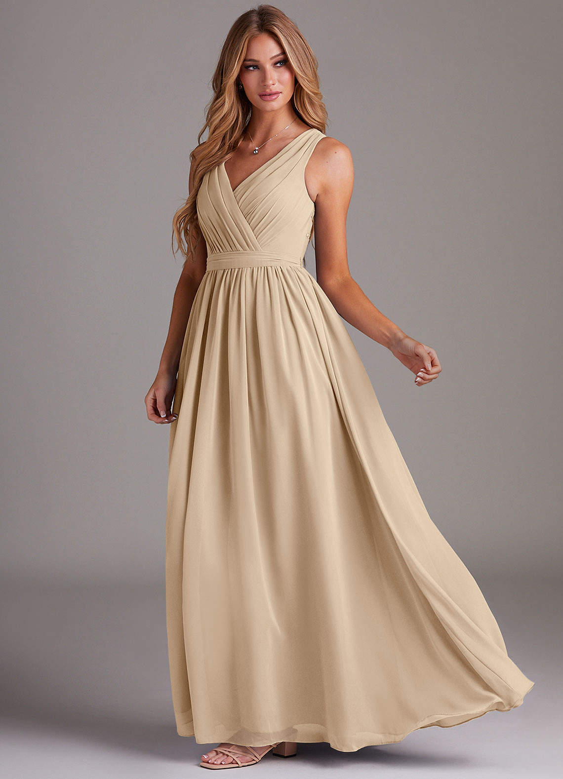 chinese dress ladies Satin A Line Lace Up Back Bridesmaid Dresses PB185