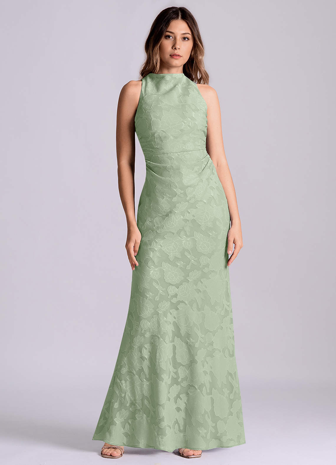 tfnc bridesmaid dresses sage TH&TH Phoebe Bridesmaid Dress In Sage Green Chiffon