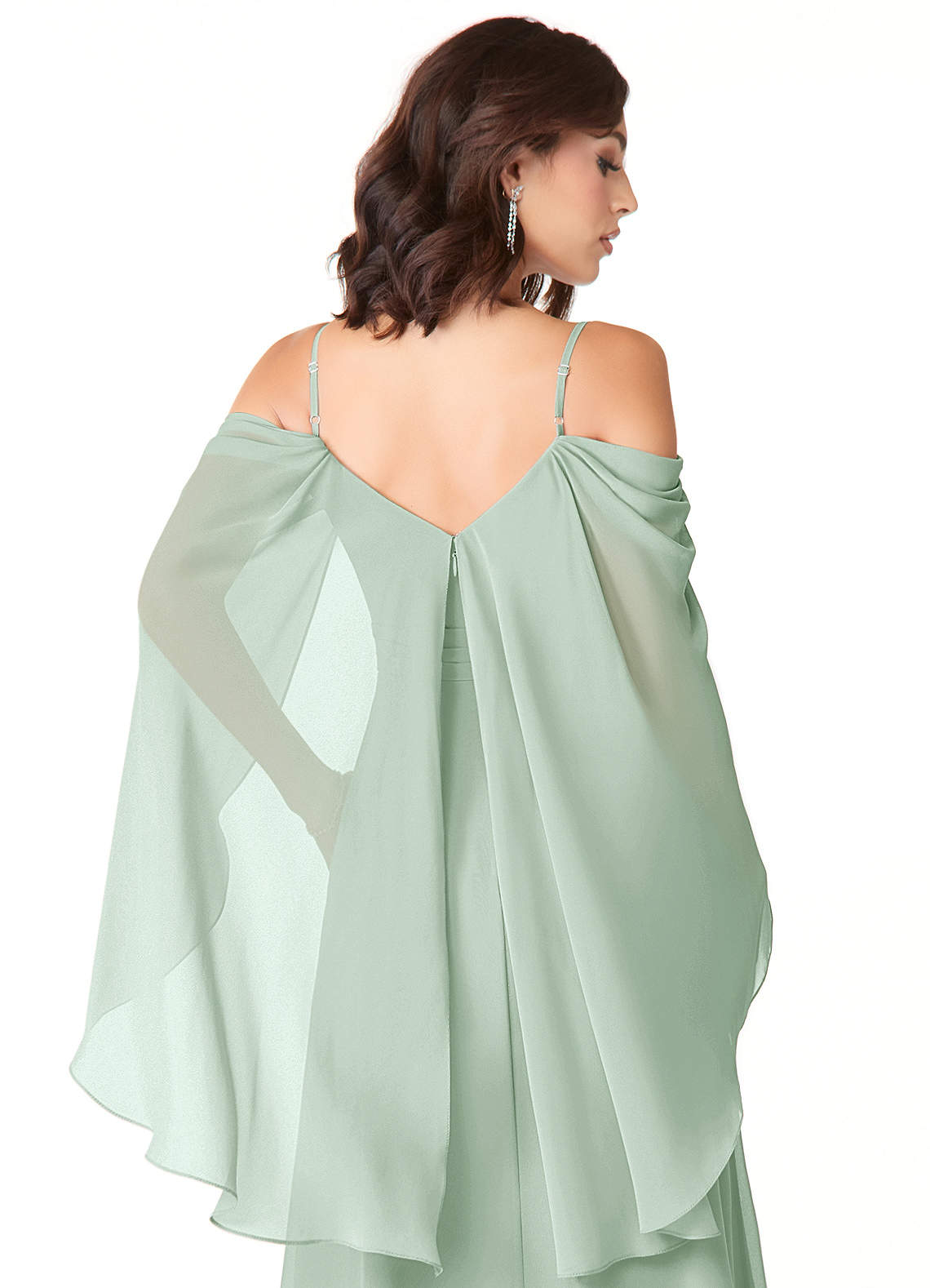 Azazie Cienna Agave Chiffon Bridesmaid Dresses | Azazie