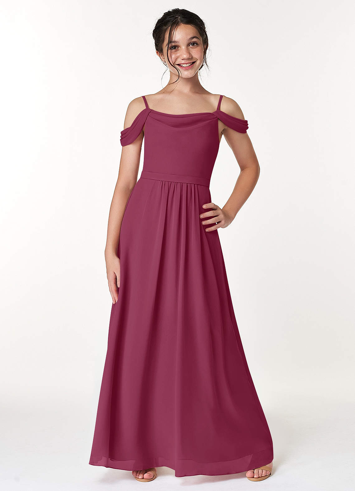 Azazie 2024 mulberry dress