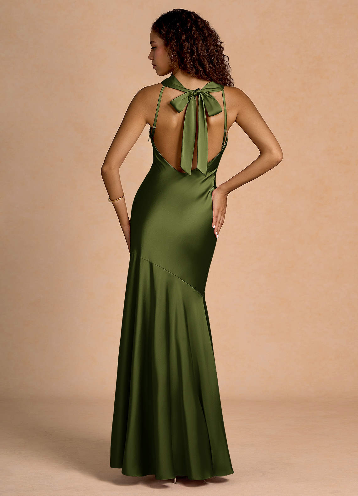 Tinley Olive Green Maxi Dress image1