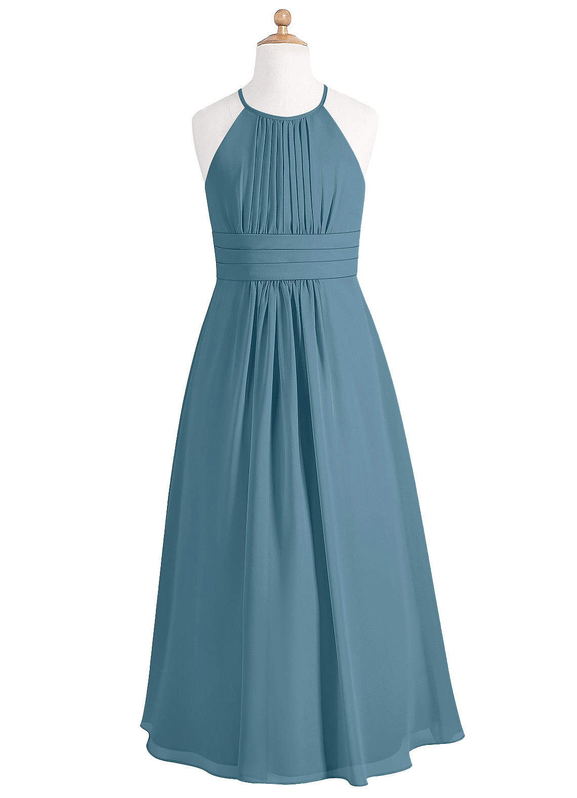 Azazie Bonnie Junior Bridesmaid Dress in Bermuda | Azazie