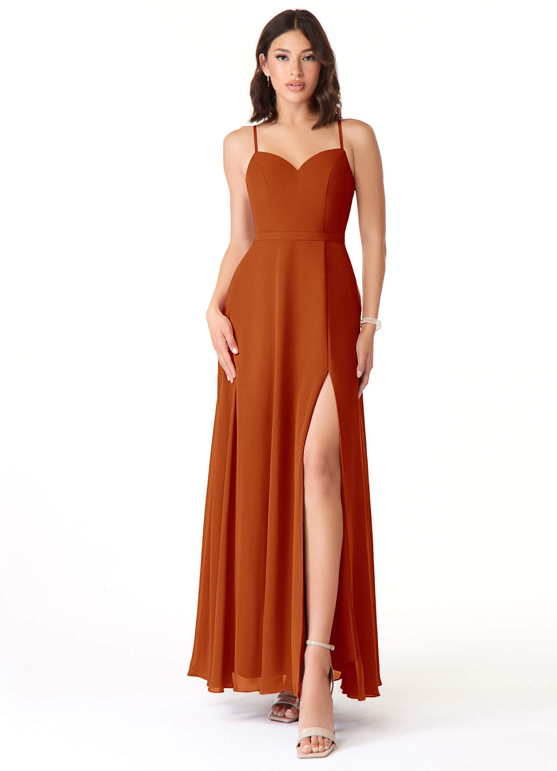 Paprika Azazie Mandy Bridesmaid Dresses Azazie
